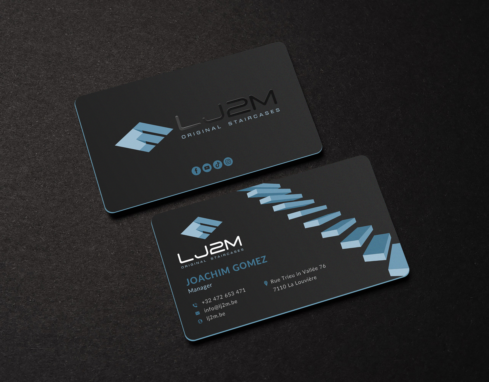 Business Card Design by Sun Moon Graphic Designer for LJ2M BETON | Design: #32497444