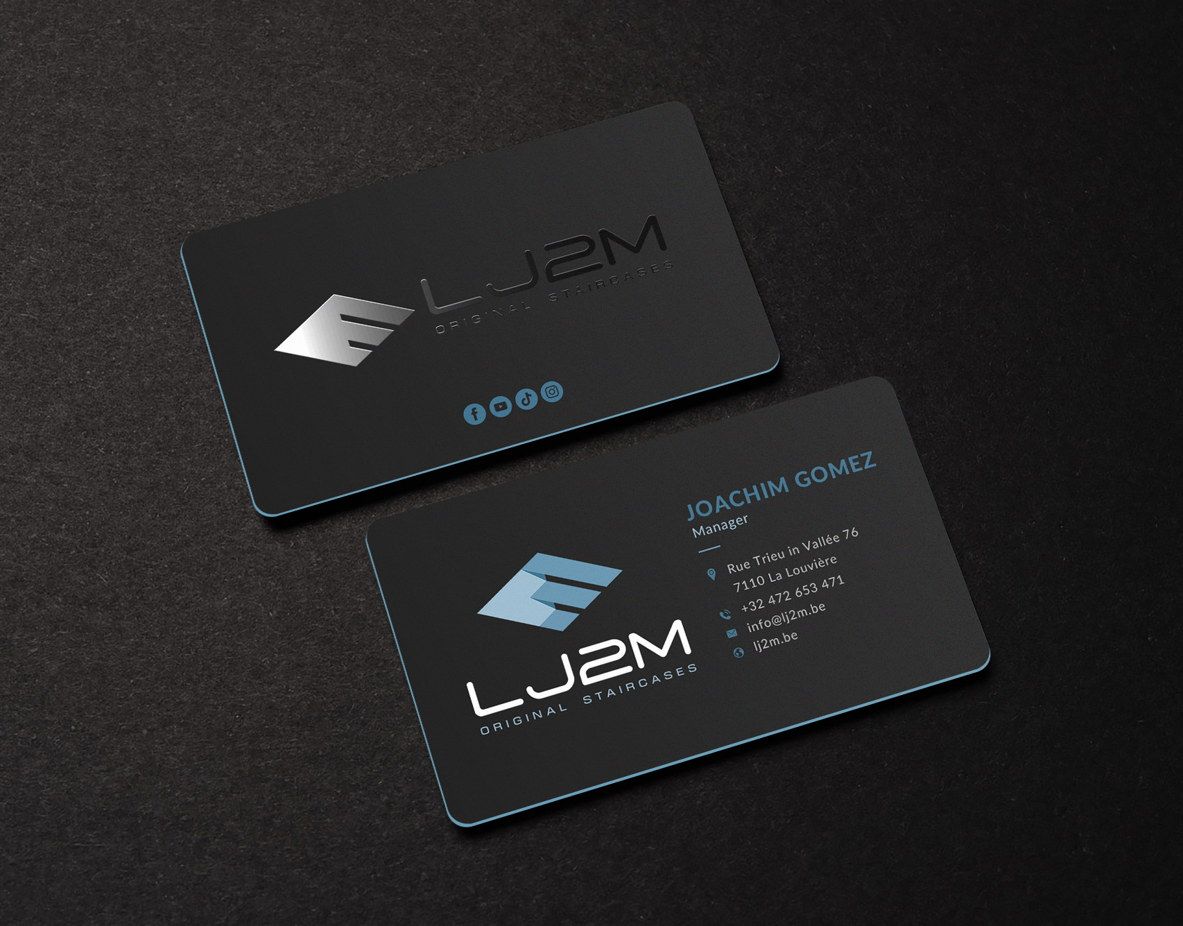 Business Card Design by Sun Moon Graphic Designer for LJ2M BETON | Design #32497445
