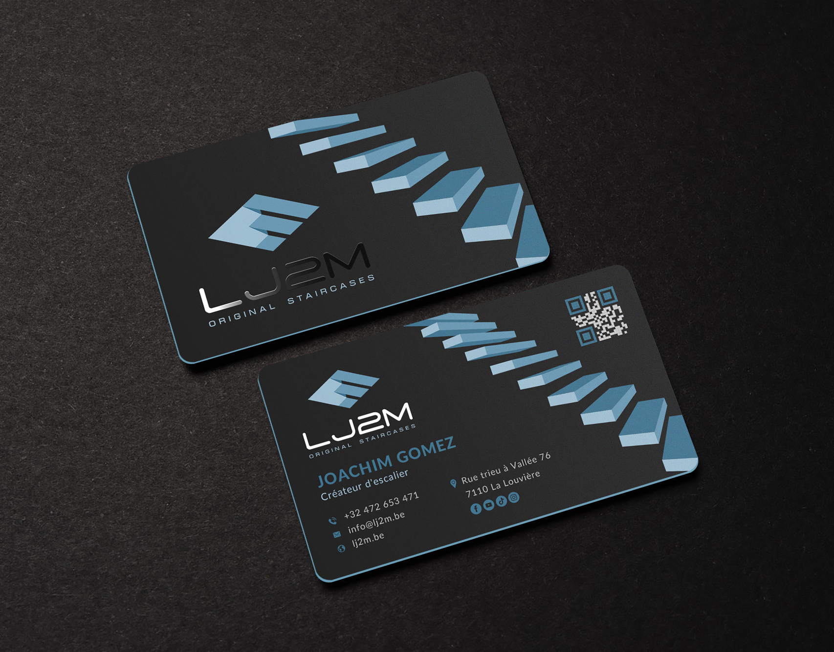 Business Card Design by Sun Moon Graphic Designer for LJ2M BETON | Design #32519313