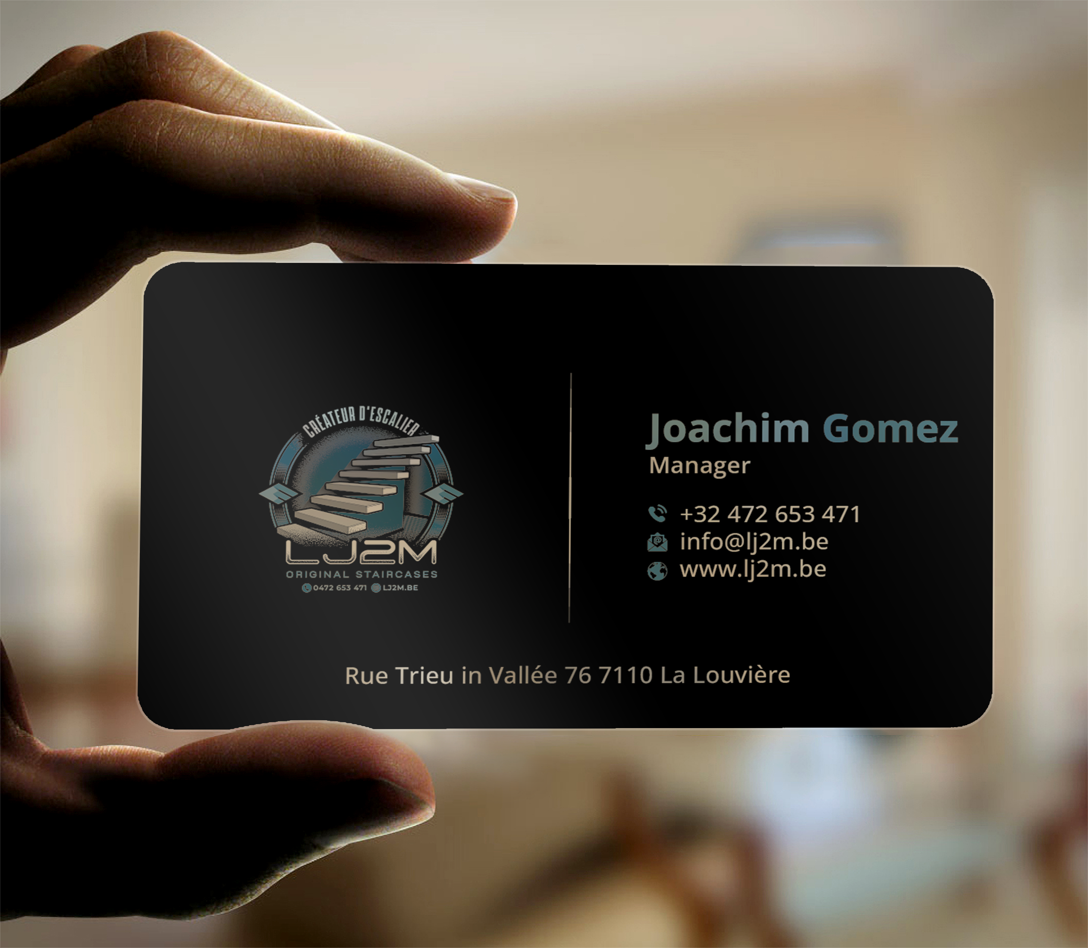 Business Card Design by DesignerShahadat for LJ2M BETON | Design #32495585