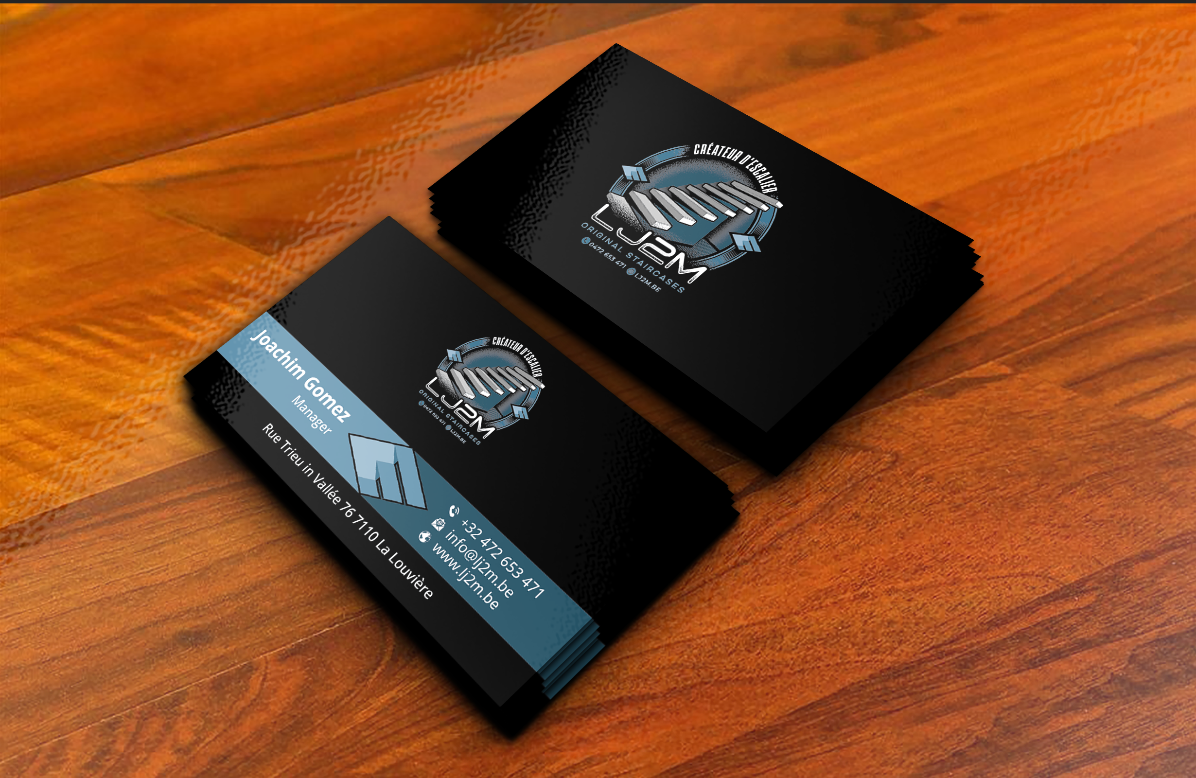 Business Card Design by DesignerShahadat for LJ2M BETON | Design #32495684