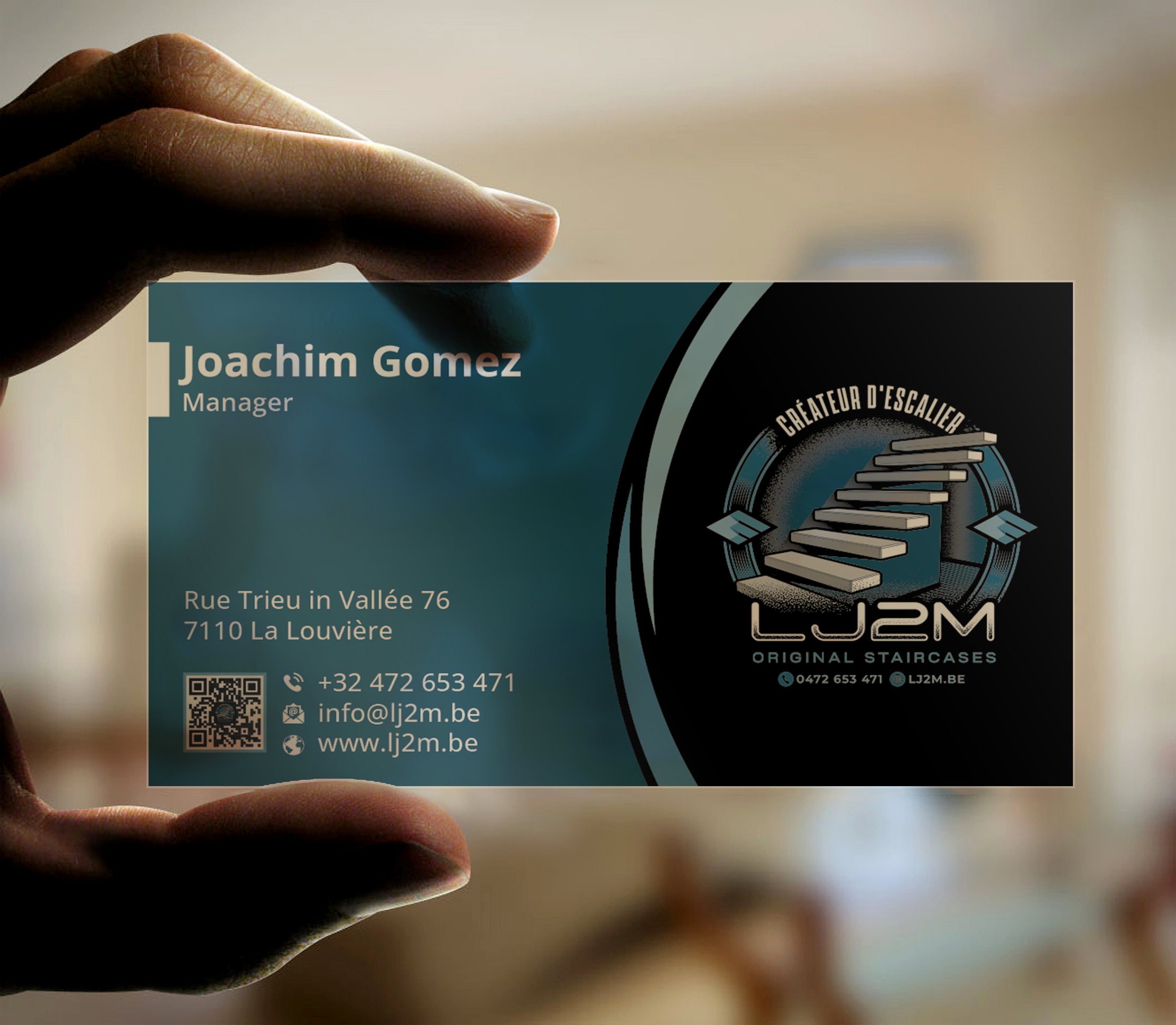 Business Card Design by DesignerShahadat for LJ2M BETON | Design #32495786