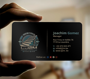 Business Card Design by DesignerShahadat for LJ2M BETON | Design: #32499169