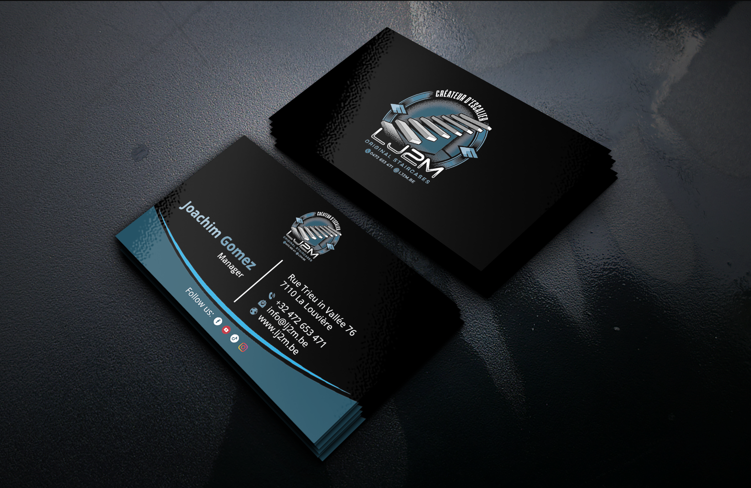 Diseño de Tarjeta de Presentación por DesignerShahadat para LJ2M BETON | Diseño #32499534