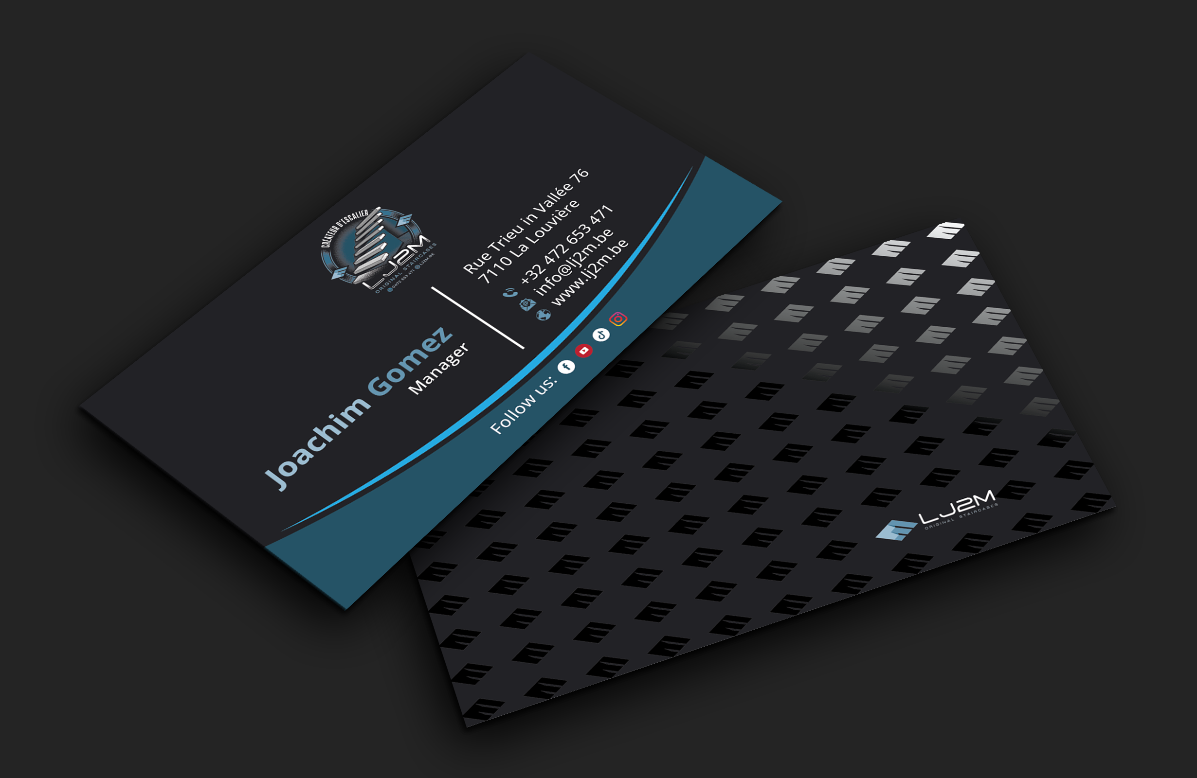 Diseño de Tarjeta de Presentación por DesignerShahadat para LJ2M BETON | Diseño #32499543