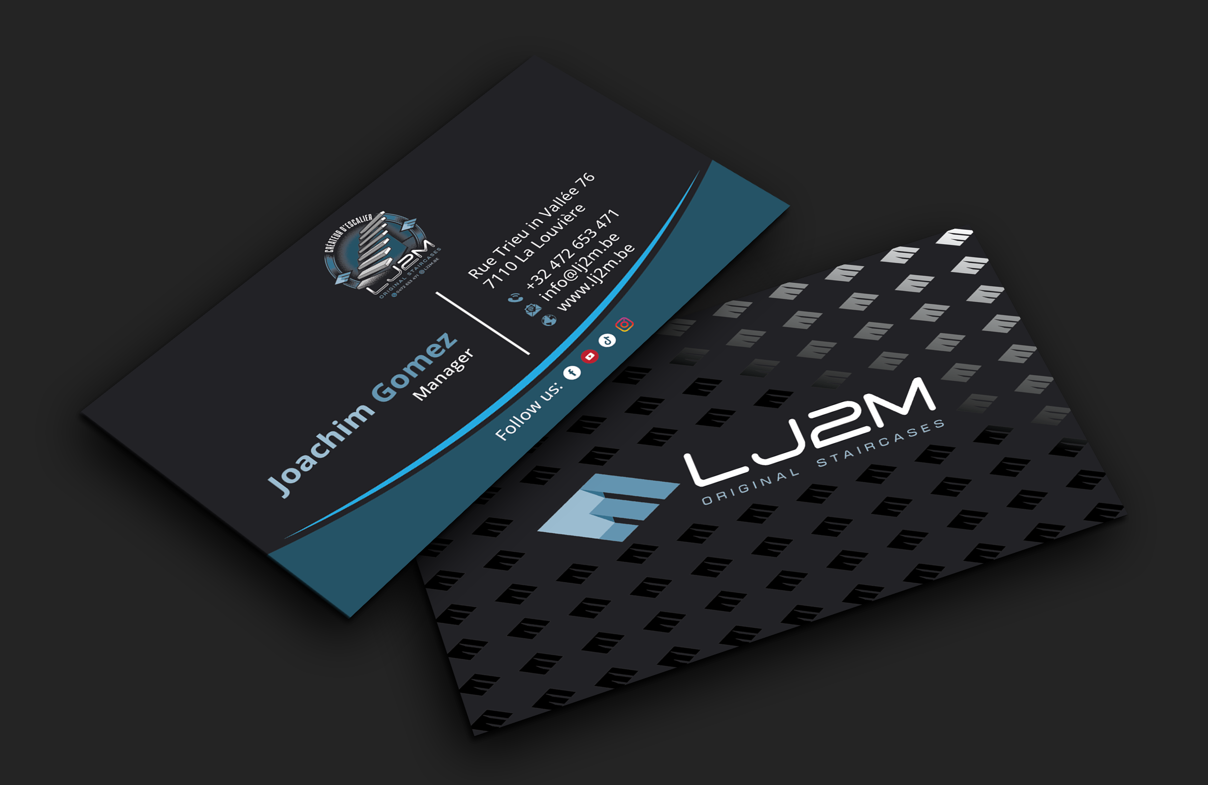 Diseño de Tarjeta de Presentación por DesignerShahadat para LJ2M BETON | Diseño #32499544