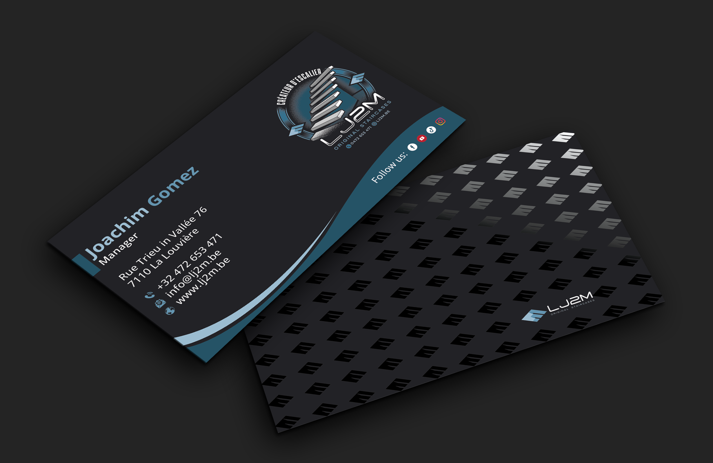 Business Card Design by DesignerShahadat for LJ2M BETON | Design #32499587