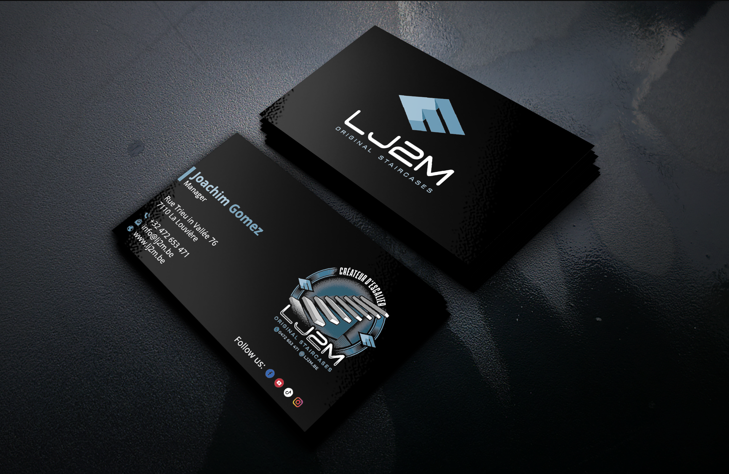 Diseño de Tarjeta de Presentación por DesignerShahadat para LJ2M BETON | Diseño #32499629