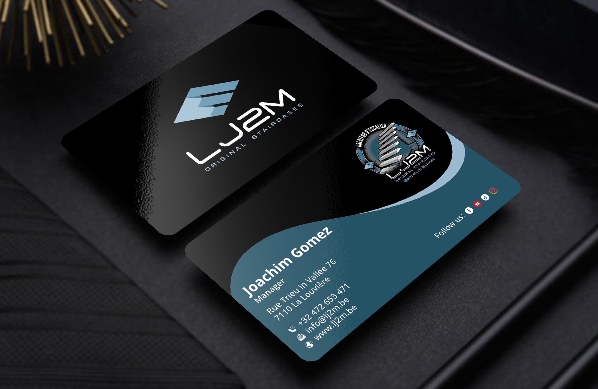 Diseño de Tarjeta de Presentación por DesignerShahadat para LJ2M BETON | Diseño #32499699