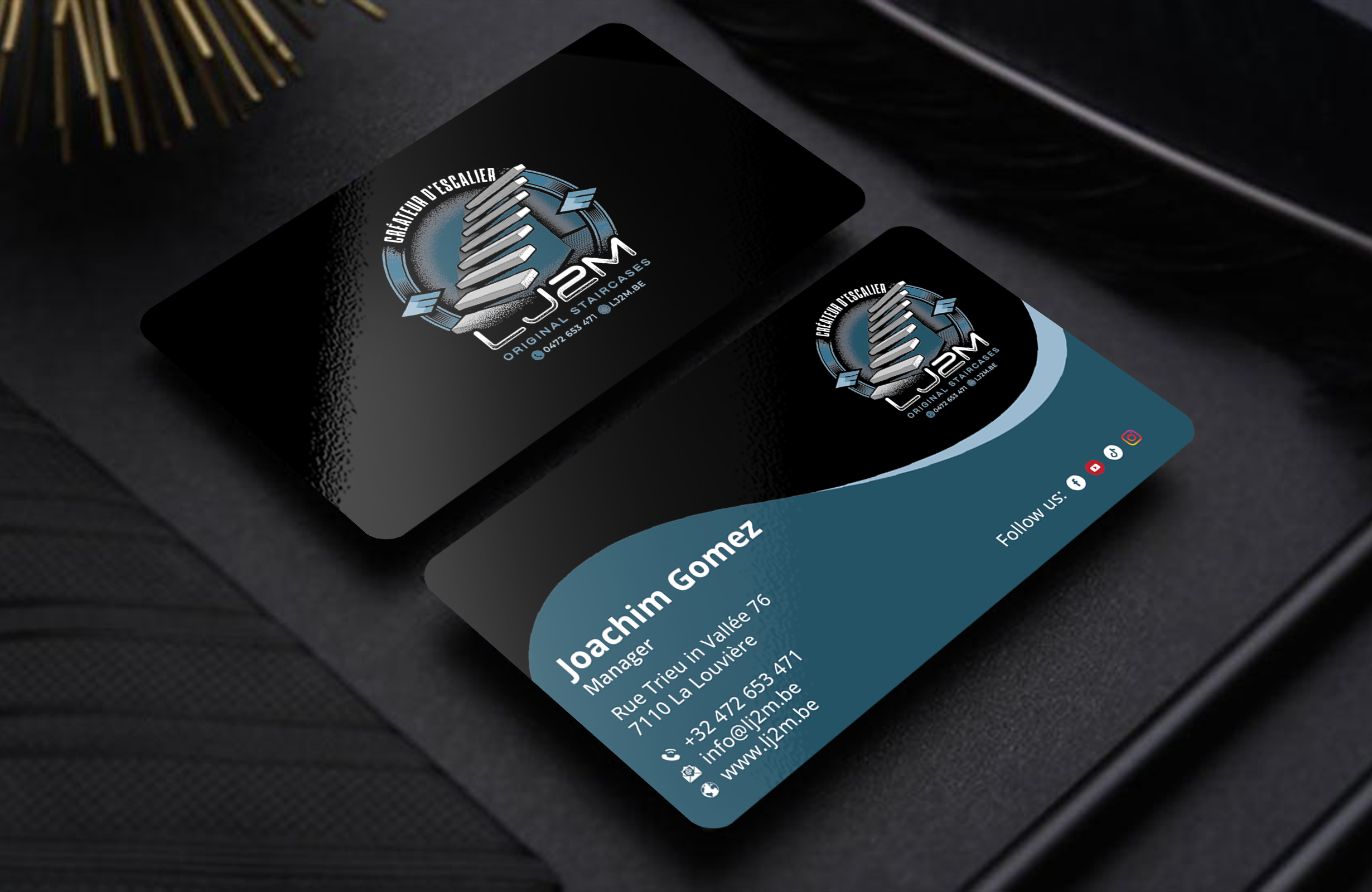 Business Card Design by DesignerShahadat for LJ2M BETON | Design #32499701