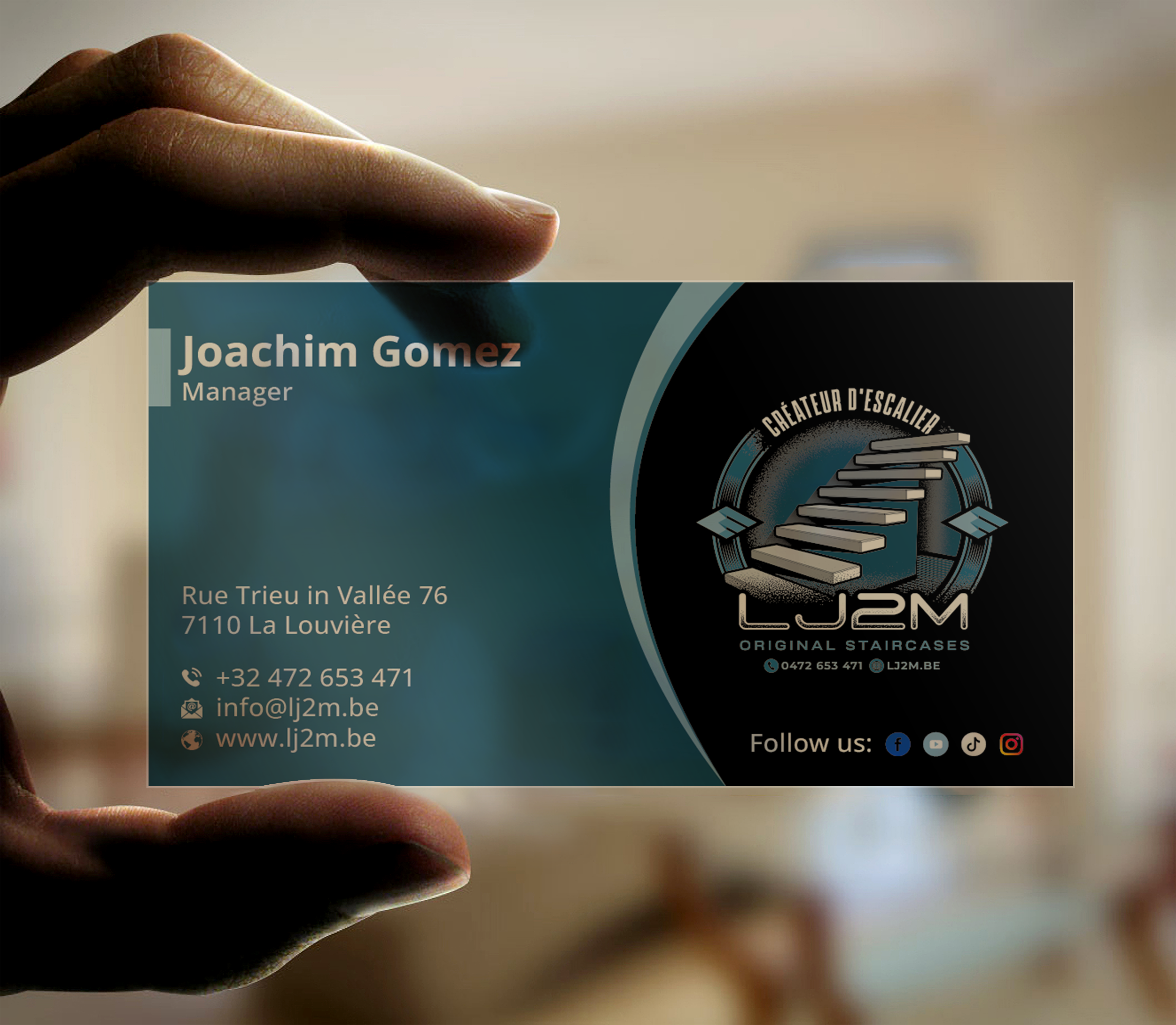 Business Card Design by DesignerShahadat for LJ2M BETON | Design #32499802