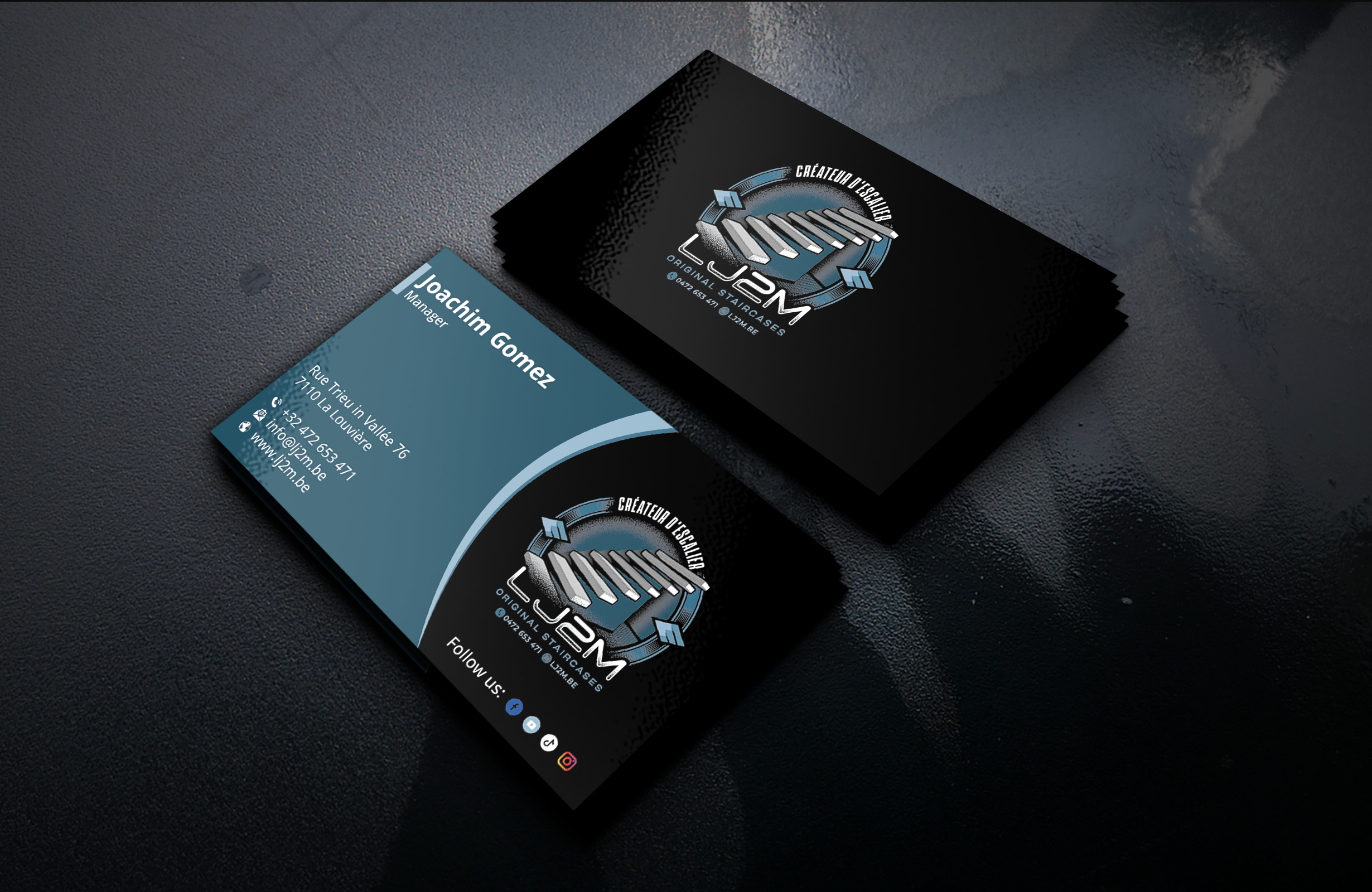 Diseño de Tarjeta de Presentación por DesignerShahadat para LJ2M BETON | Diseño #32499804