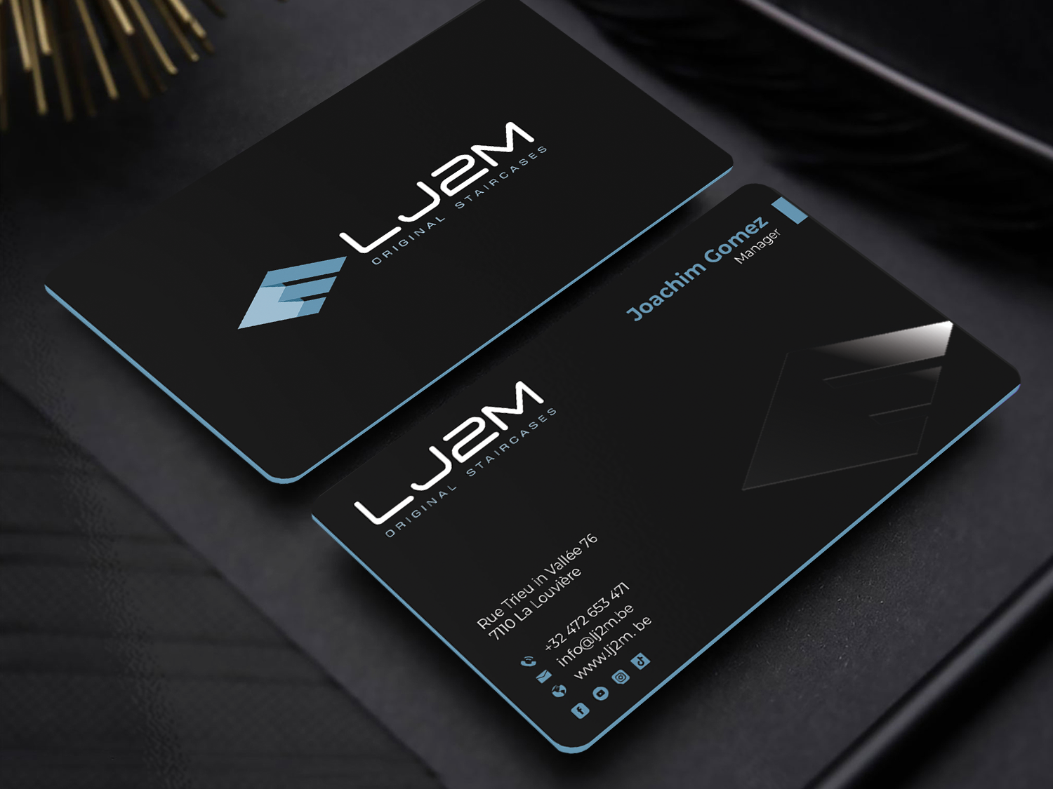Business Card Design by Innovative Graphix for LJ2M BETON | Design #32495158