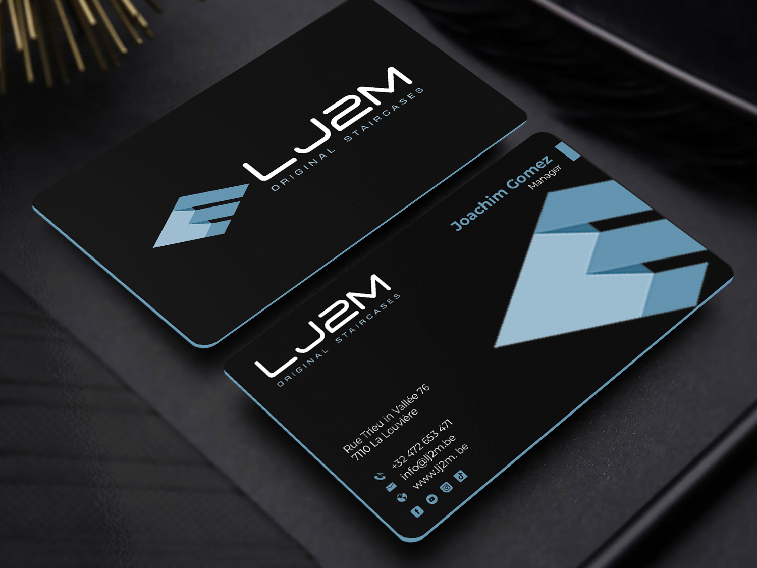 Business Card Design by Innovative Graphix for LJ2M BETON | Design #32495160