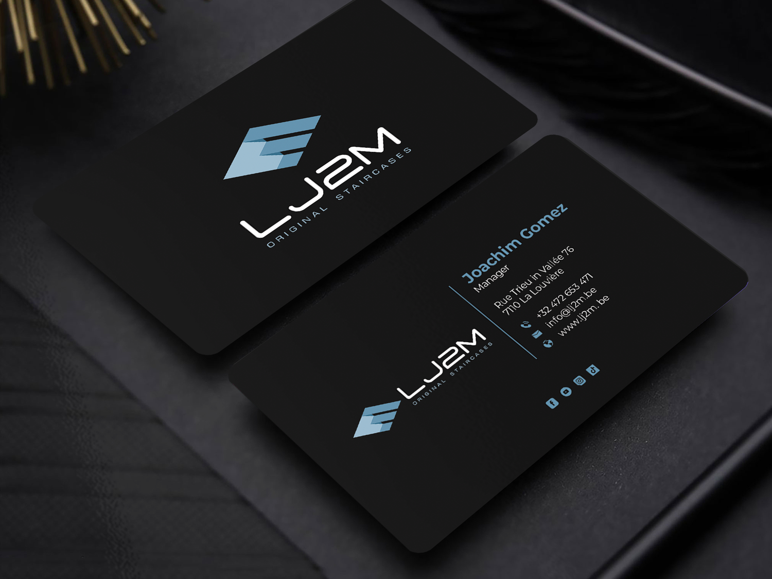 Business Card Design by Innovative Graphix for LJ2M BETON | Design #32495260