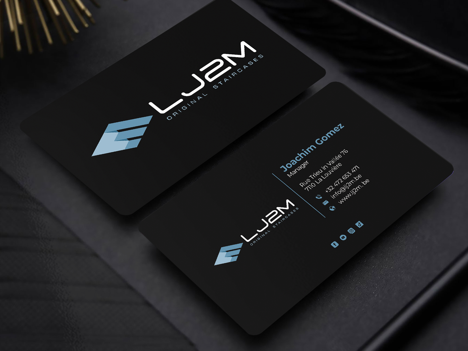 Business Card Design by Innovative Graphix for LJ2M BETON | Design #32495261