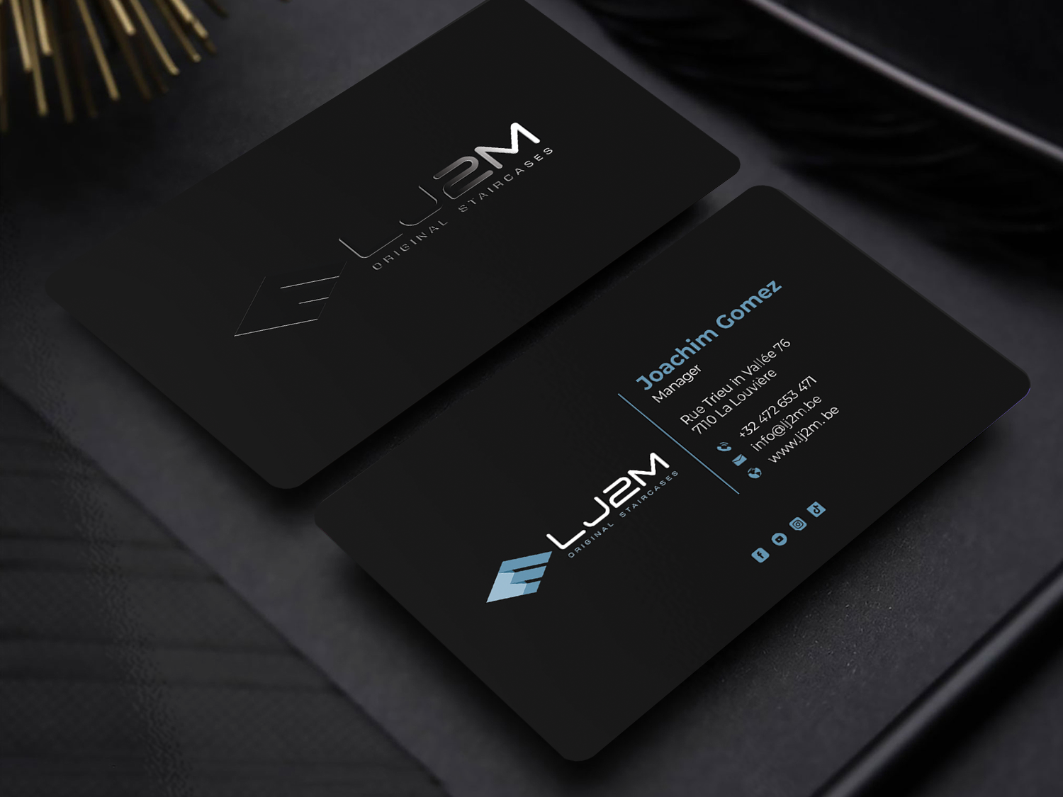 Business Card Design by Innovative Graphix for LJ2M BETON | Design #32495263