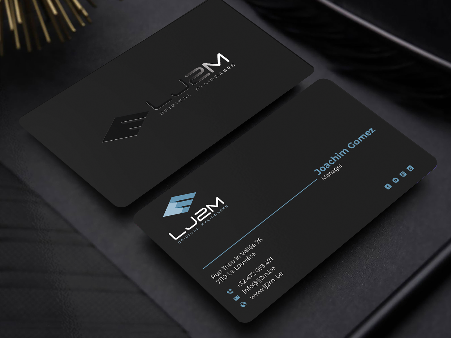 Business Card Design by Innovative Graphix for LJ2M BETON | Design #32495520