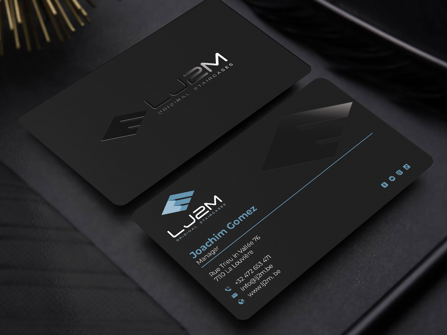 Business Card Design by Innovative Graphix for LJ2M BETON | Design #32495523