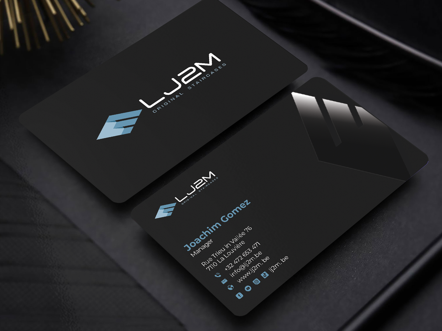Business Card Design by Innovative Graphix for LJ2M BETON | Design #32495658