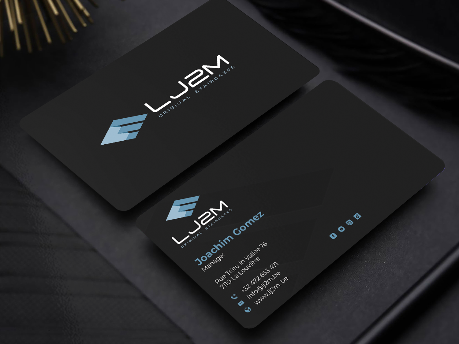 Business Card Design by Innovative Graphix for LJ2M BETON | Design #32495659