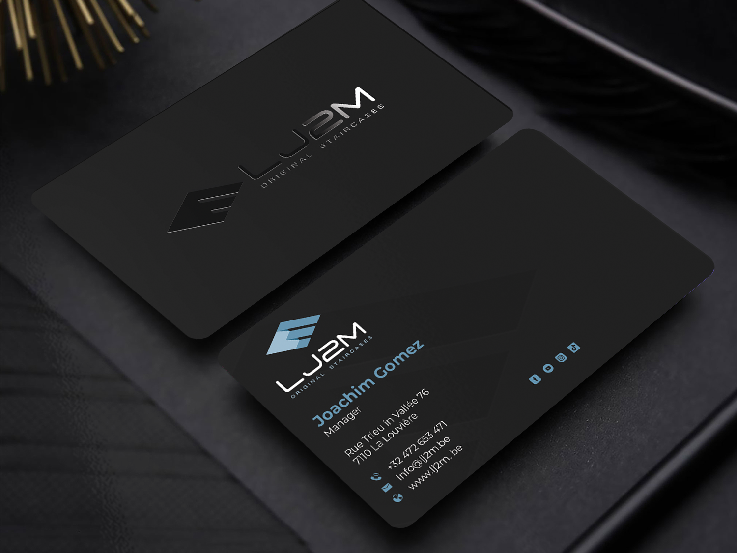 Business Card Design by Innovative Graphix for LJ2M BETON | Design #32495661