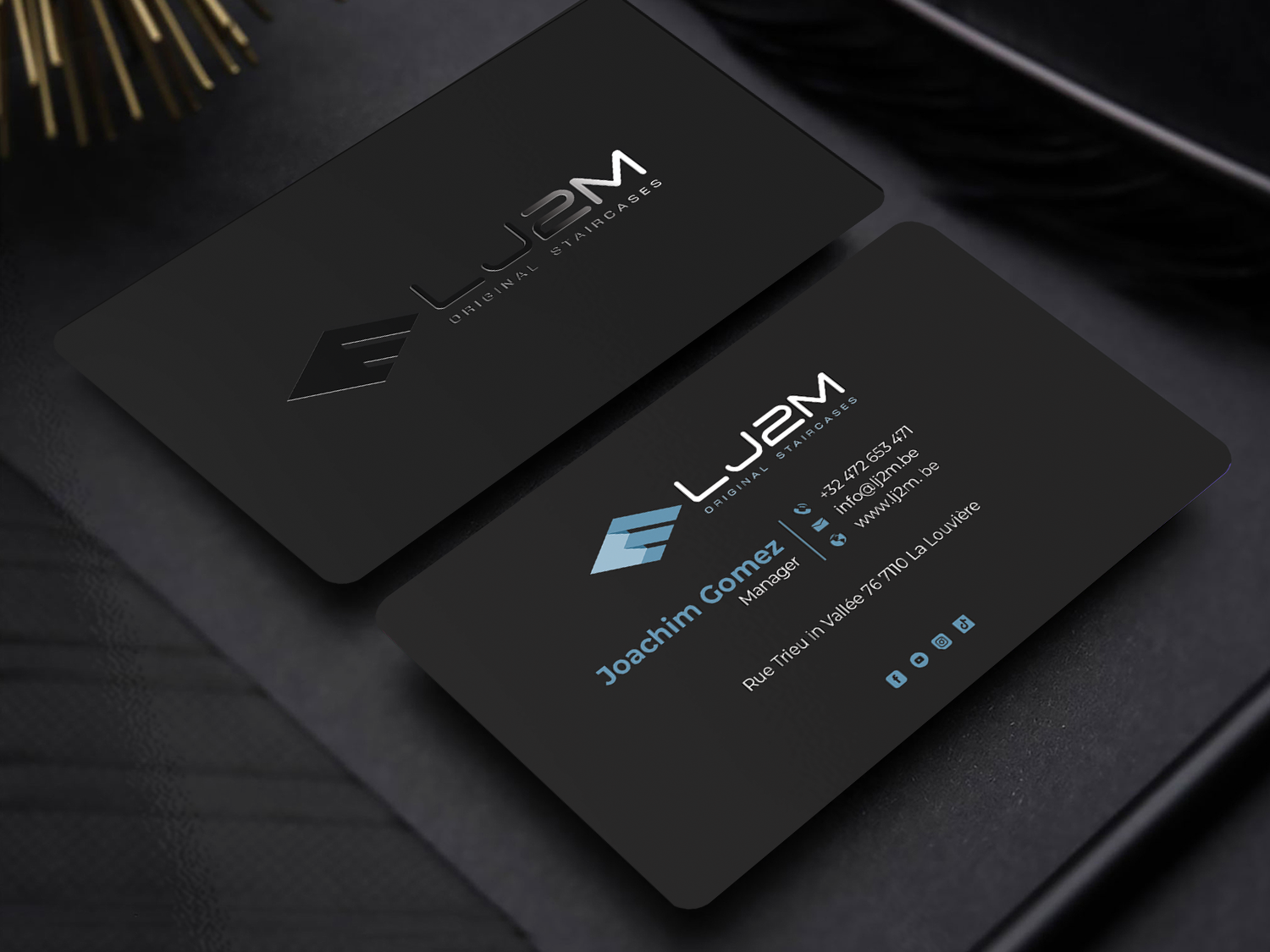 Business Card Design by Innovative Graphix for LJ2M BETON | Design #32495761