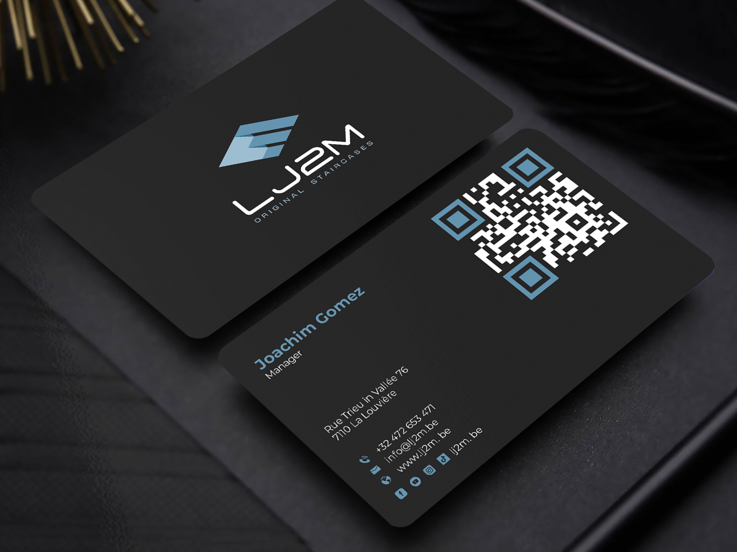 Business Card Design by Innovative Graphix for LJ2M BETON | Design #32495892
