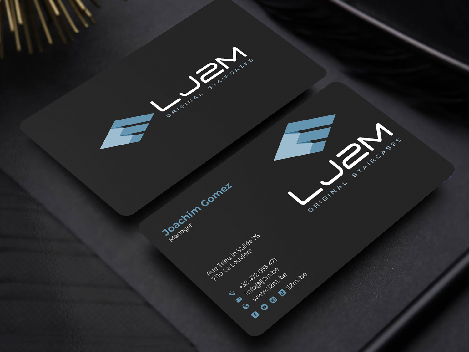 Business Card Design by Innovative Graphix for LJ2M BETON | Design #32495893