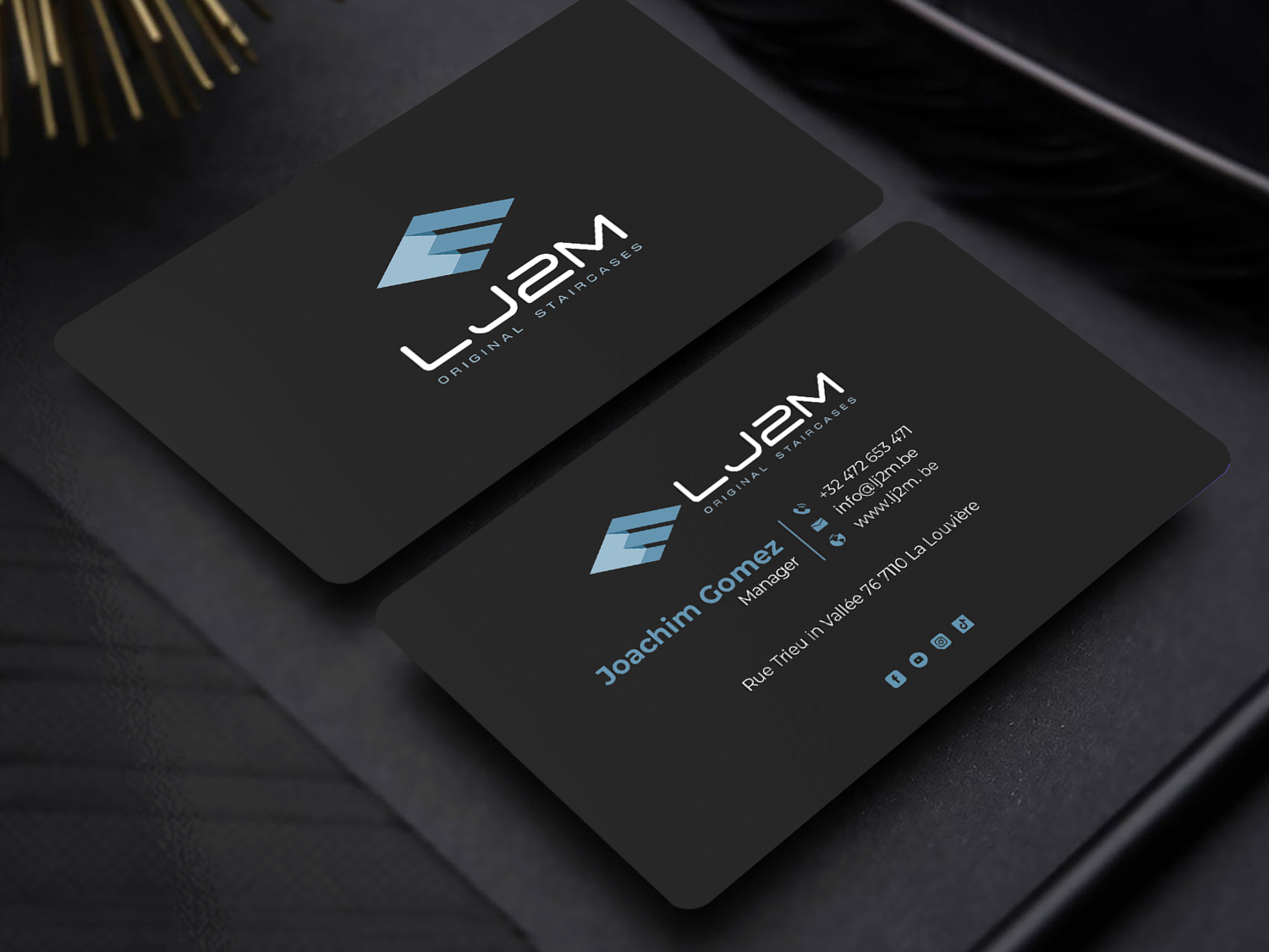 Business Card Design by Innovative Graphix for LJ2M BETON | Design #32495894