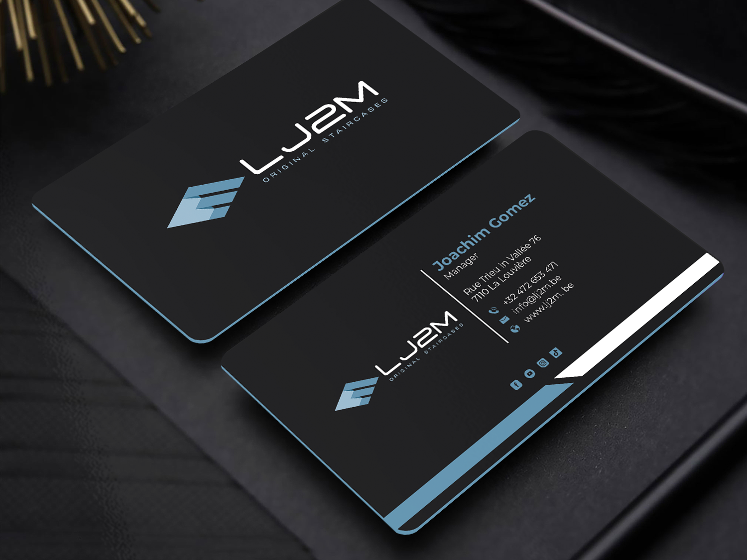 Business Card Design by Innovative Graphix for LJ2M BETON | Design #32496372
