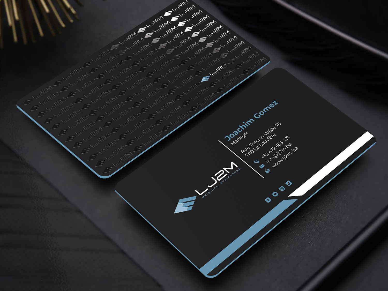 Business Card Design by Innovative Graphix for LJ2M BETON | Design #32496373