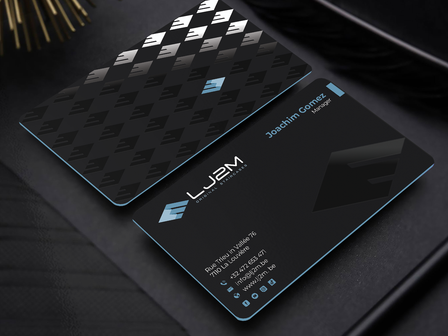 Business Card Design by Innovative Graphix for LJ2M BETON | Design #32496455