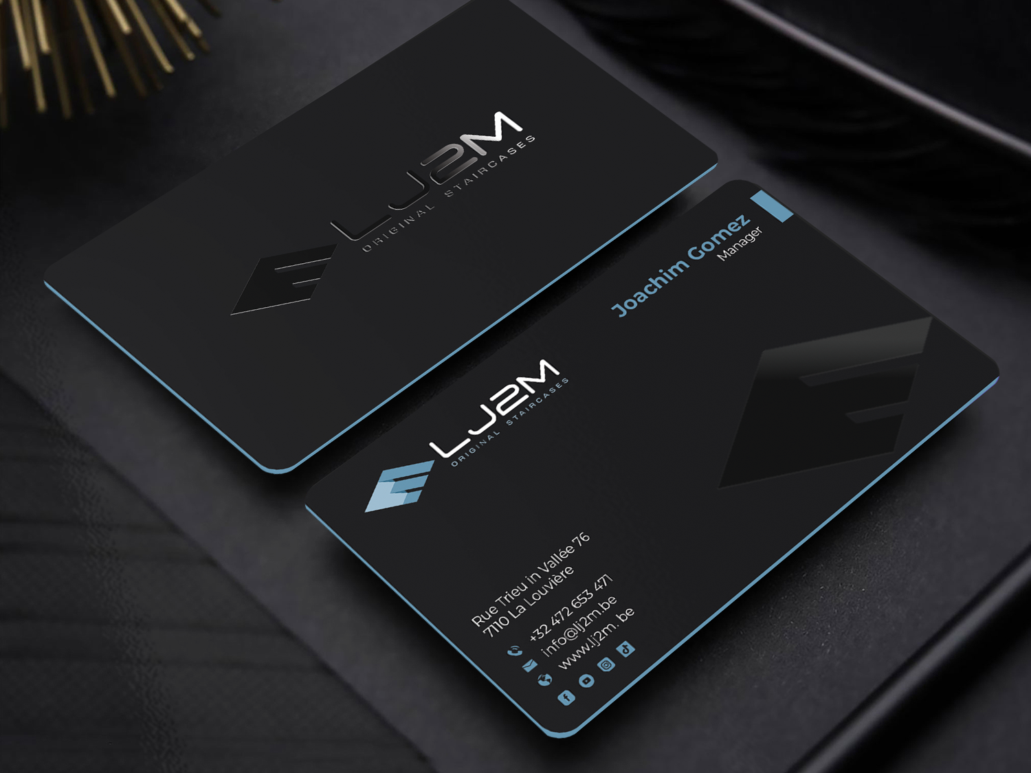 Business Card Design by Innovative Graphix for LJ2M BETON | Design #32496456