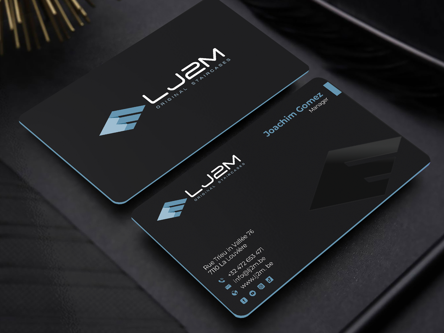 Business Card Design by Innovative Graphix for LJ2M BETON | Design #32496457