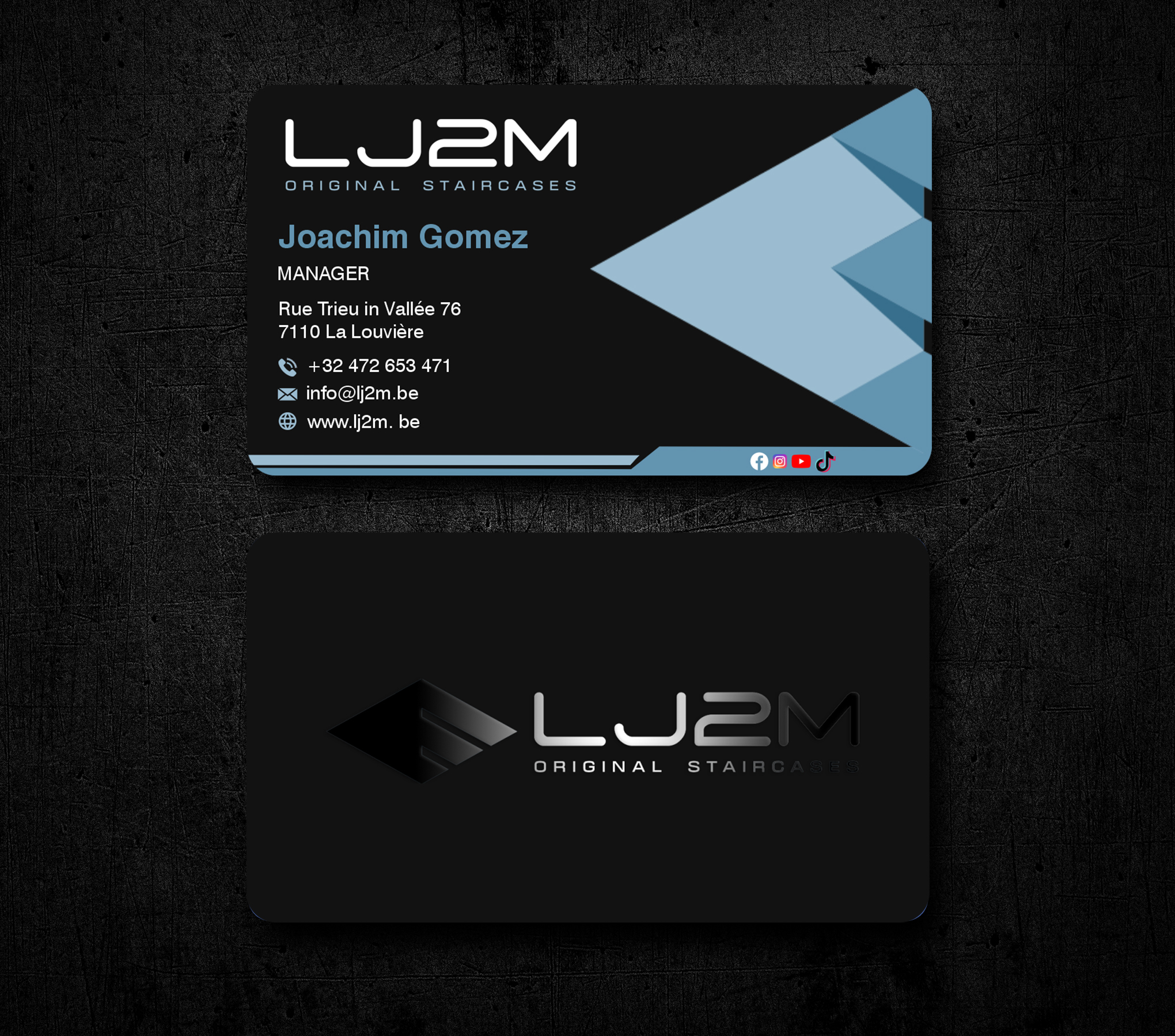 Business Card Design by spks for LJ2M BETON | Design #32497961