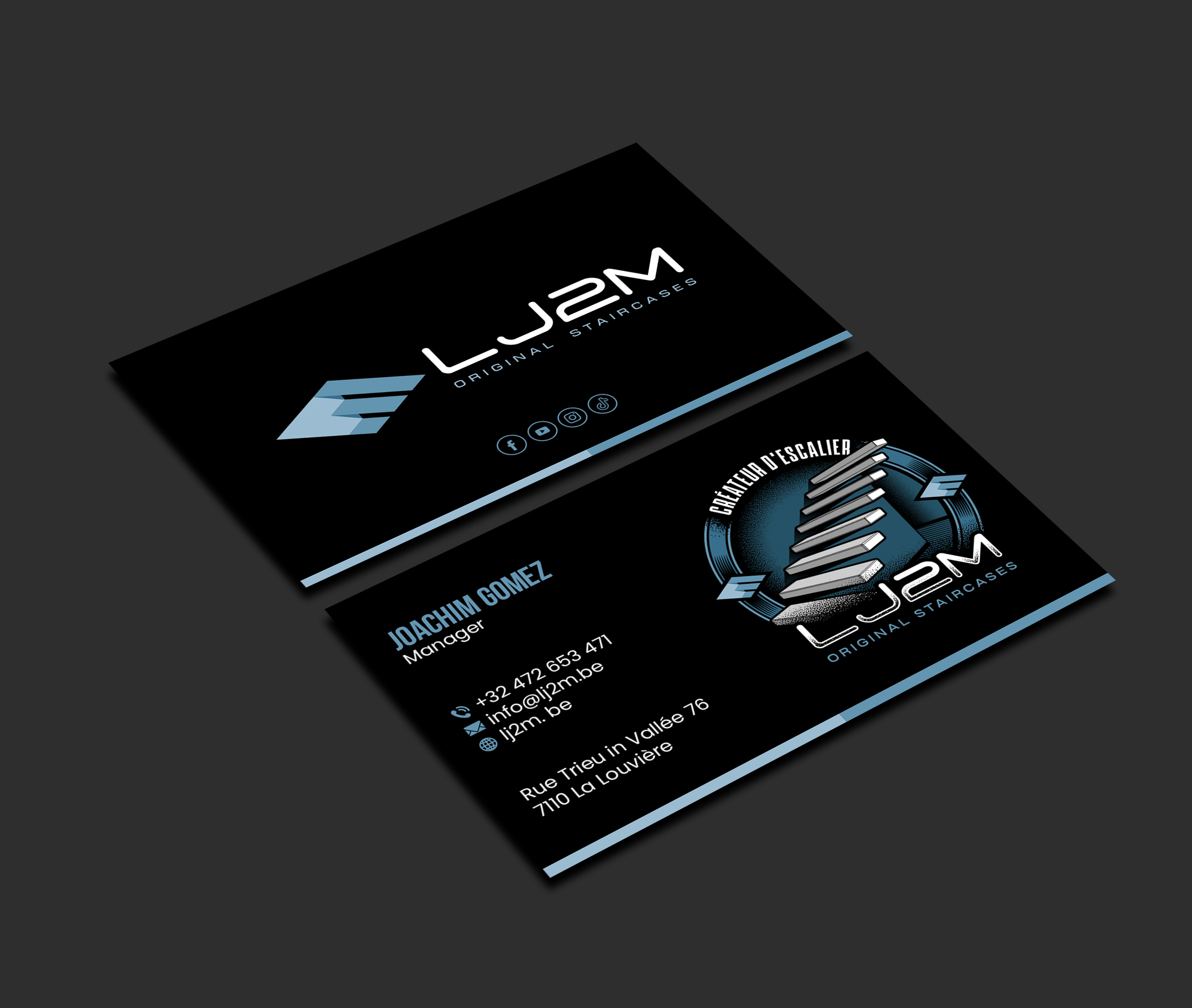 Business Card Design by Creations Box 2015 for LJ2M BETON | Design #32496795