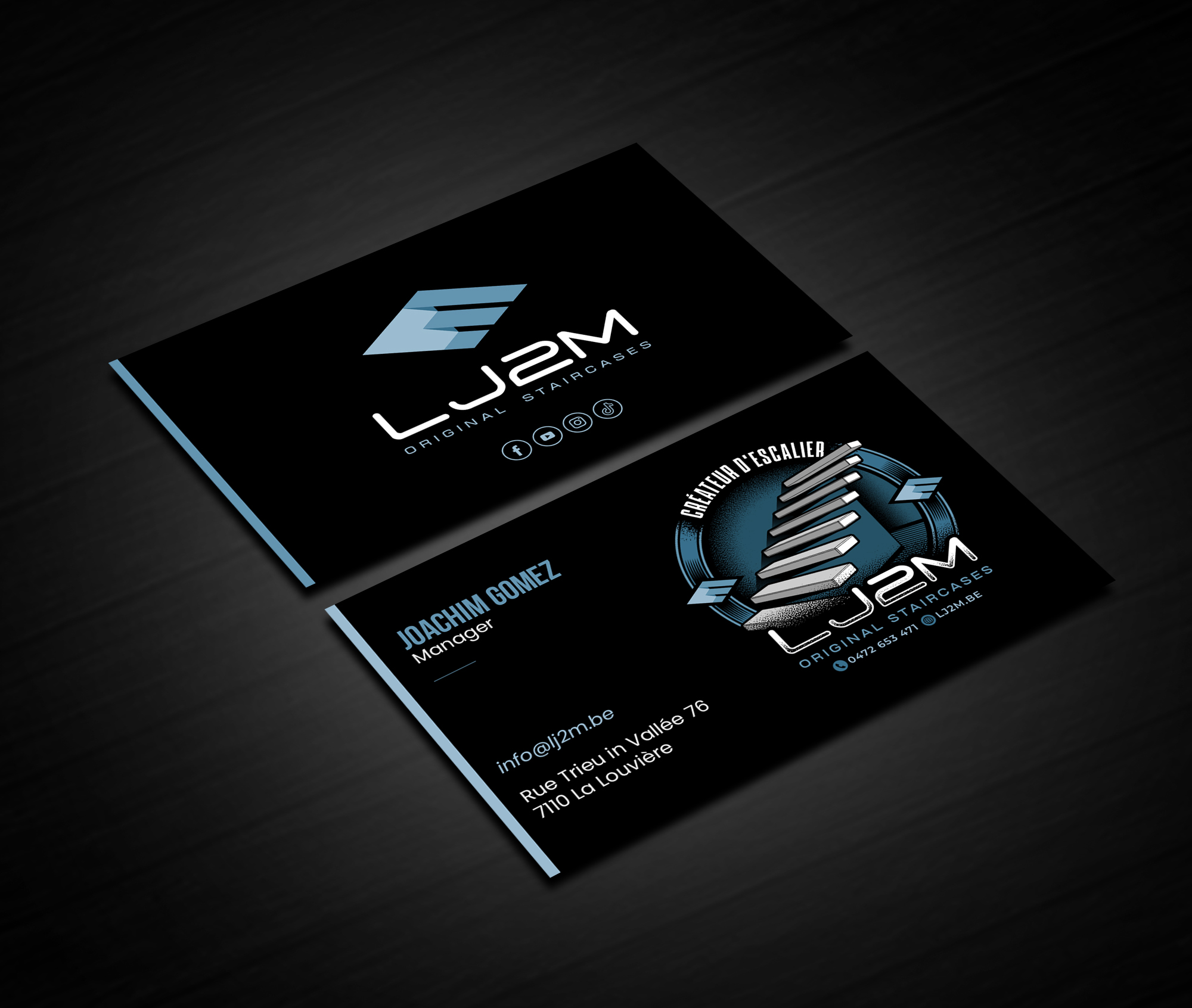 Business Card Design by Creations Box 2015 for LJ2M BETON | Design #32498601
