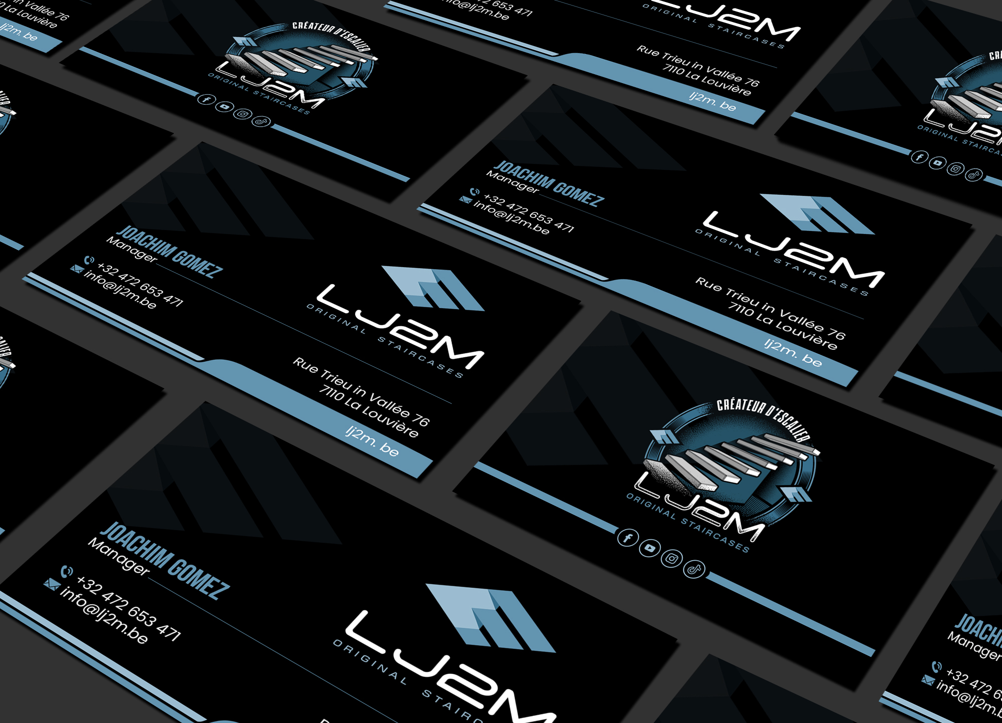 Business Card Design by Creations Box 2015 for LJ2M BETON | Design #32498602