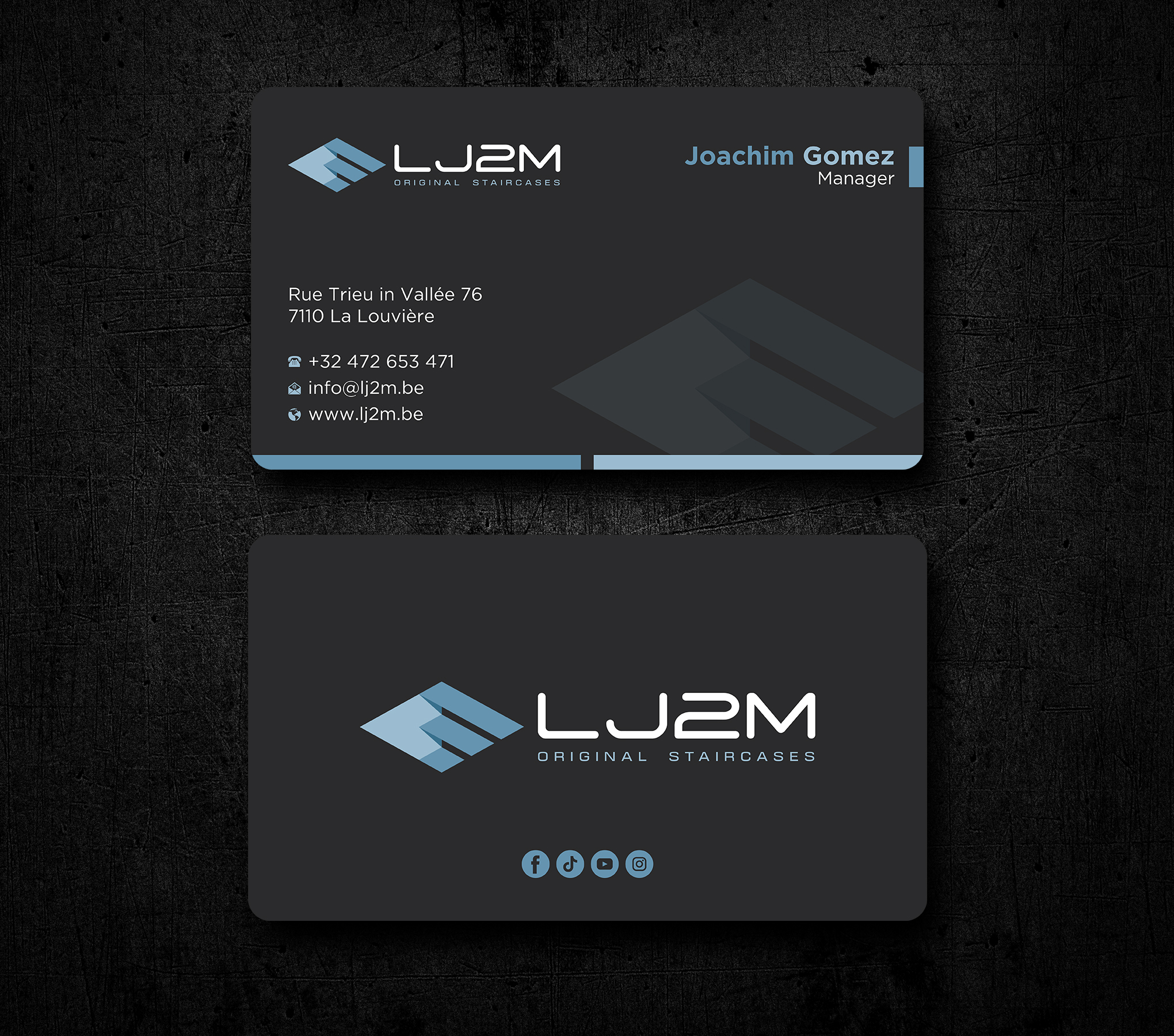 Visitenkarten-Design von Uttom 2 für LJ2M BETON | Design #32494287
