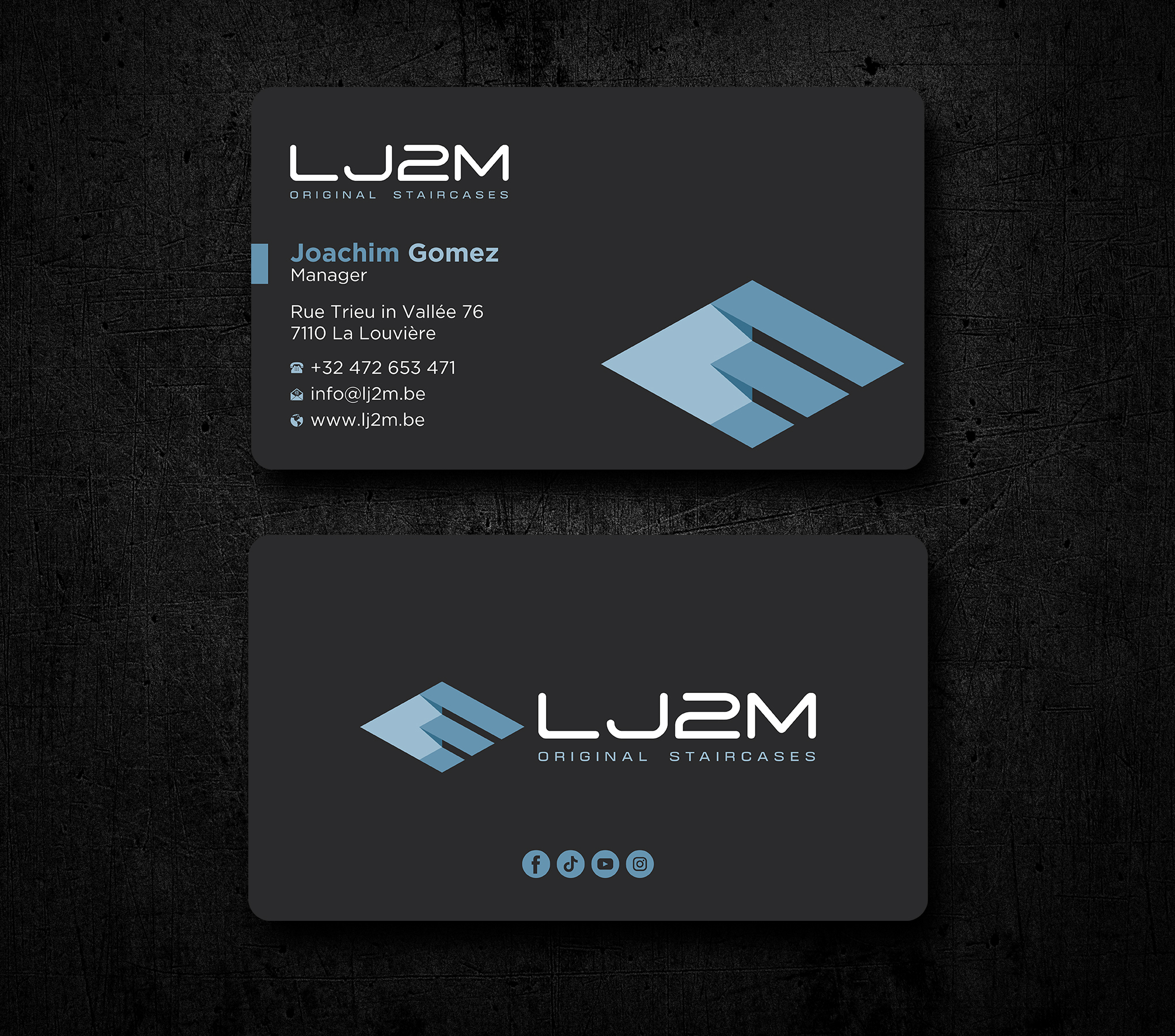 Business Card Design by Uttom 2 for LJ2M BETON | Design #32494291