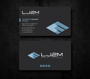 Diseño de Tarjeta de Presentación por Uttom 2 para LJ2M BETON | Diseño: #32494291
