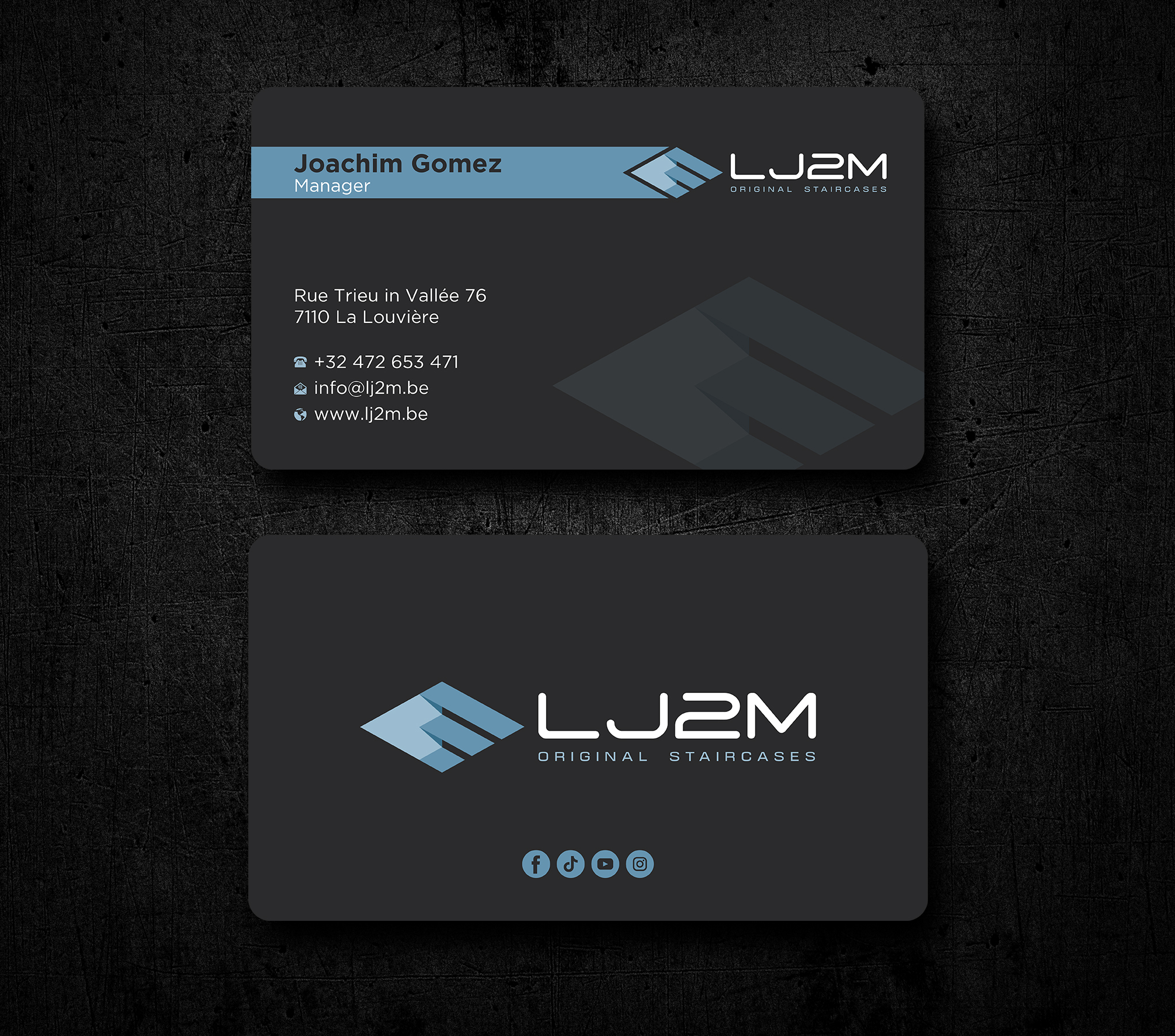 Diseño de Tarjeta de Presentación por Uttom 2 para LJ2M BETON | Diseño #32494292