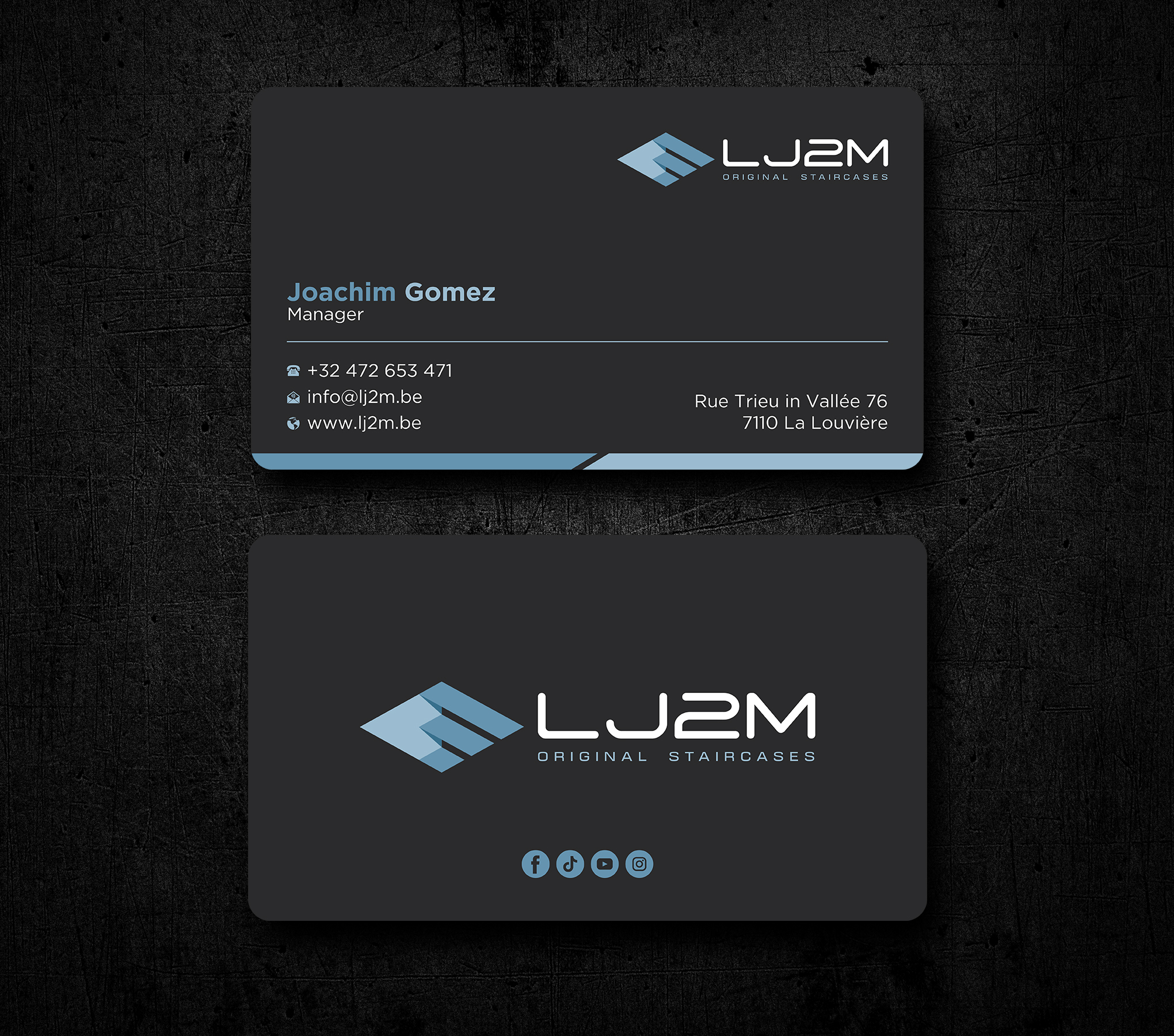 Business Card Design by Uttom 2 for LJ2M BETON | Design #32494293