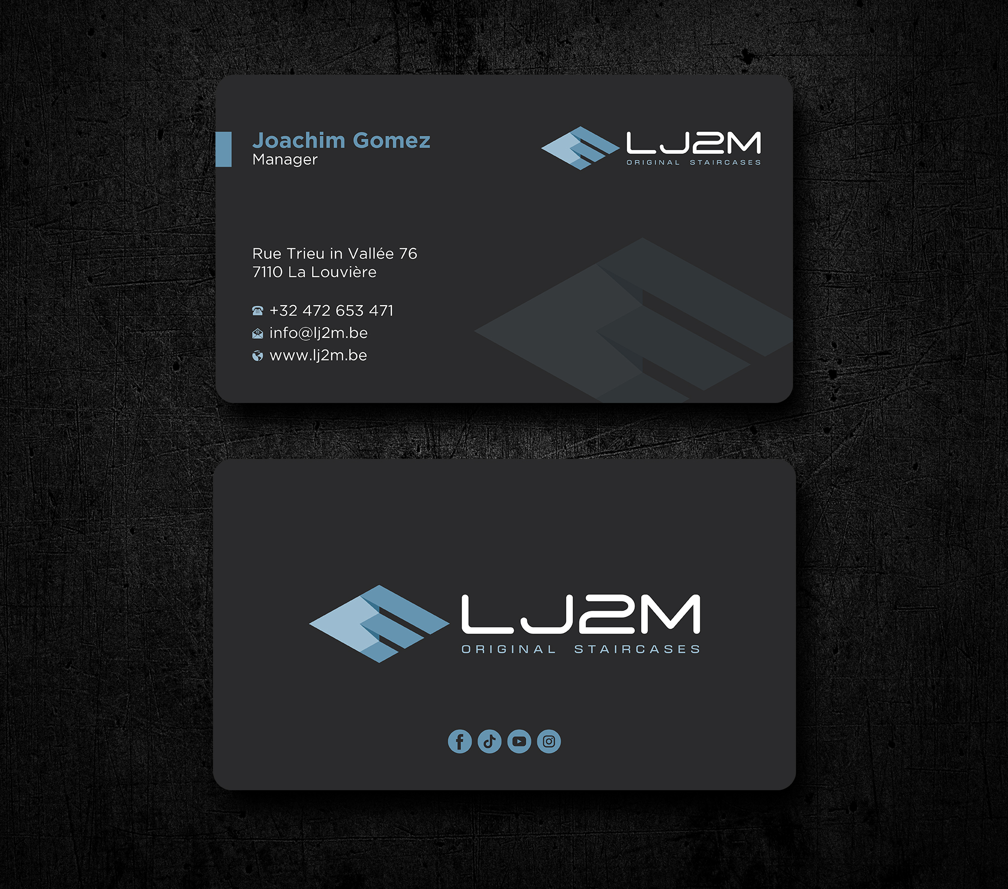 Business Card Design by Uttom 2 for LJ2M BETON | Design #32494294