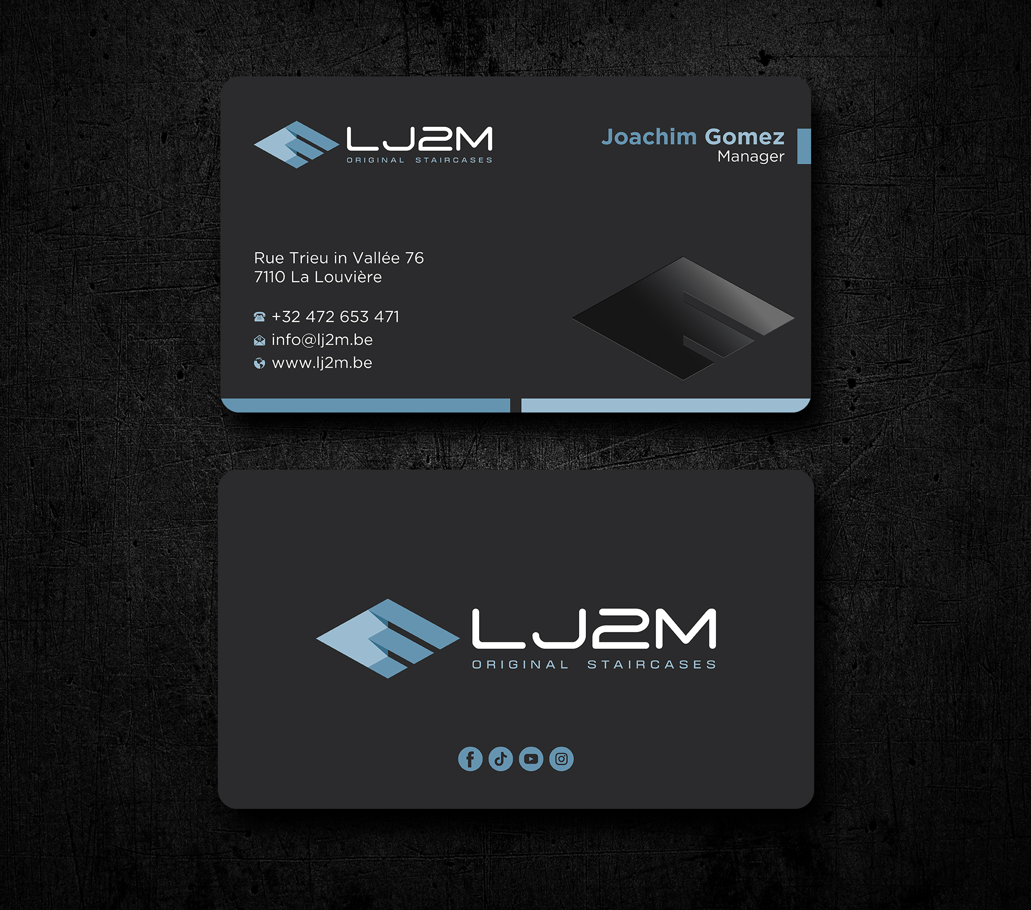 Diseño de Tarjeta de Presentación por Uttom 2 para LJ2M BETON | Diseño #32494295