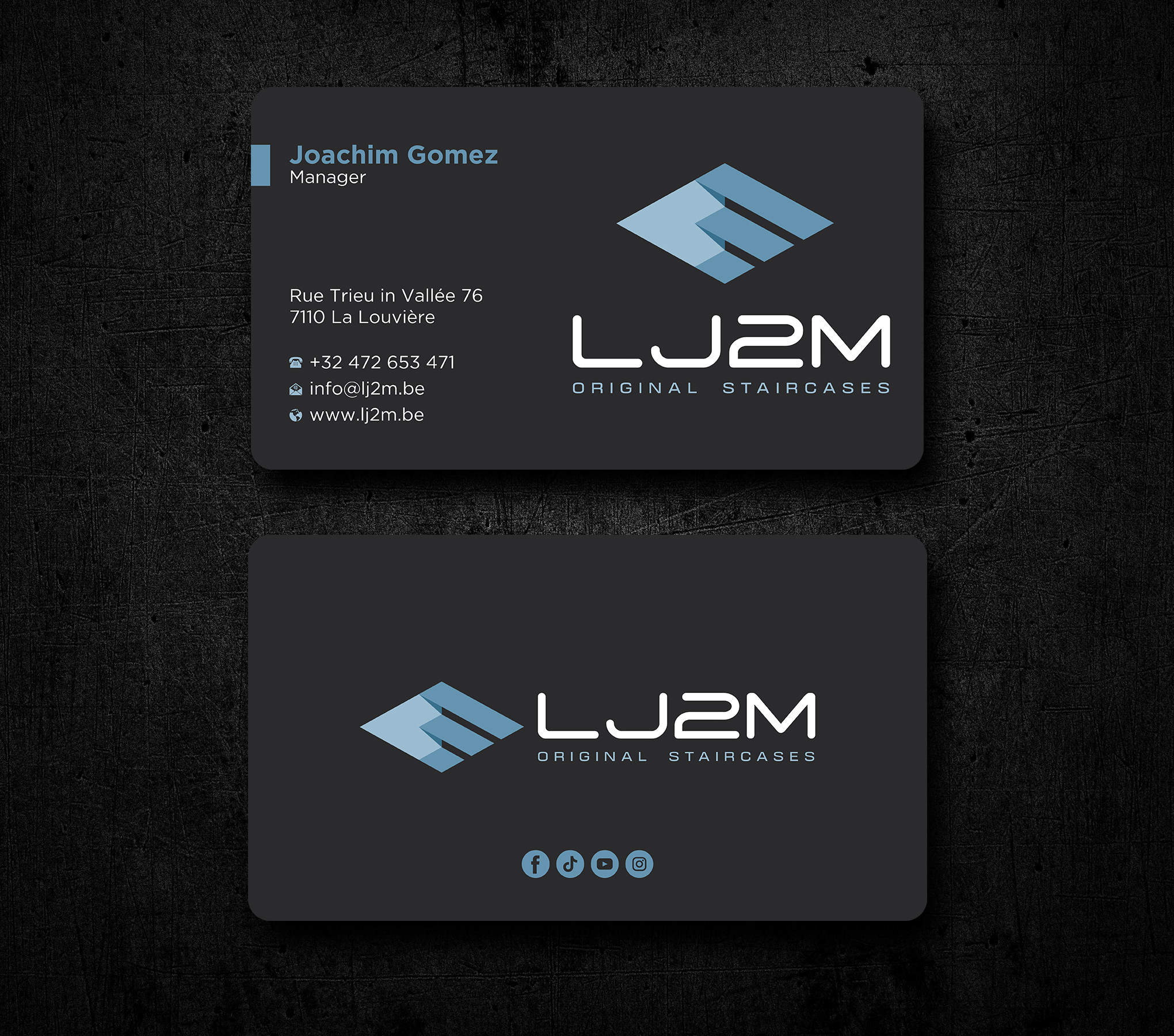 Visitenkarten-Design von Uttom 2 für LJ2M BETON | Design #32494296