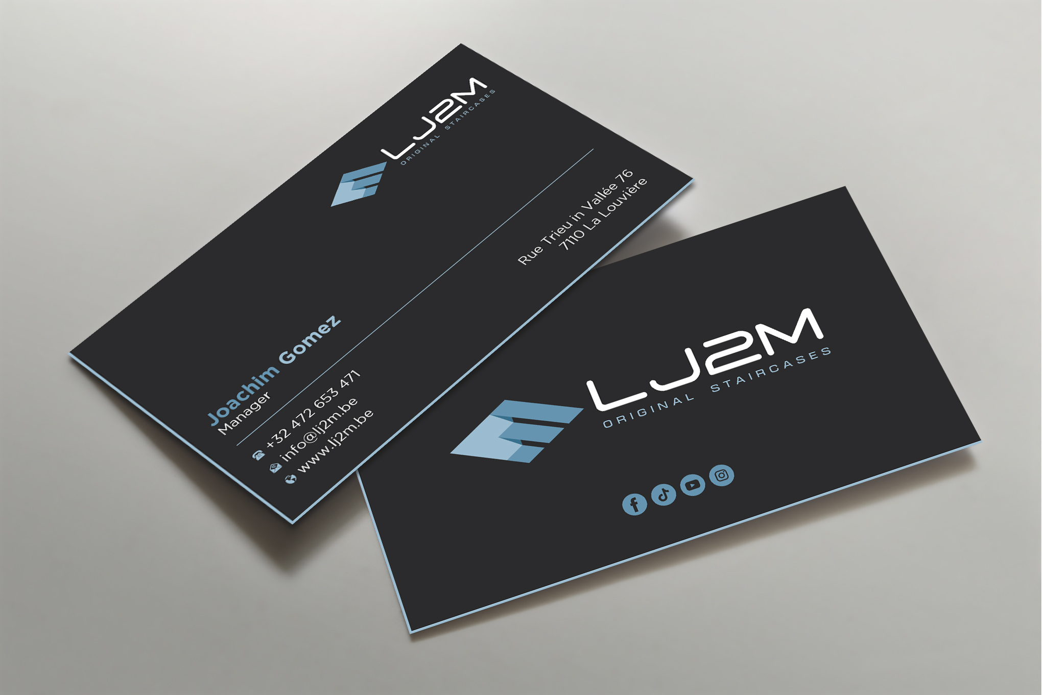 Visitenkarten-Design von Uttom 2 für LJ2M BETON | Design #32494434