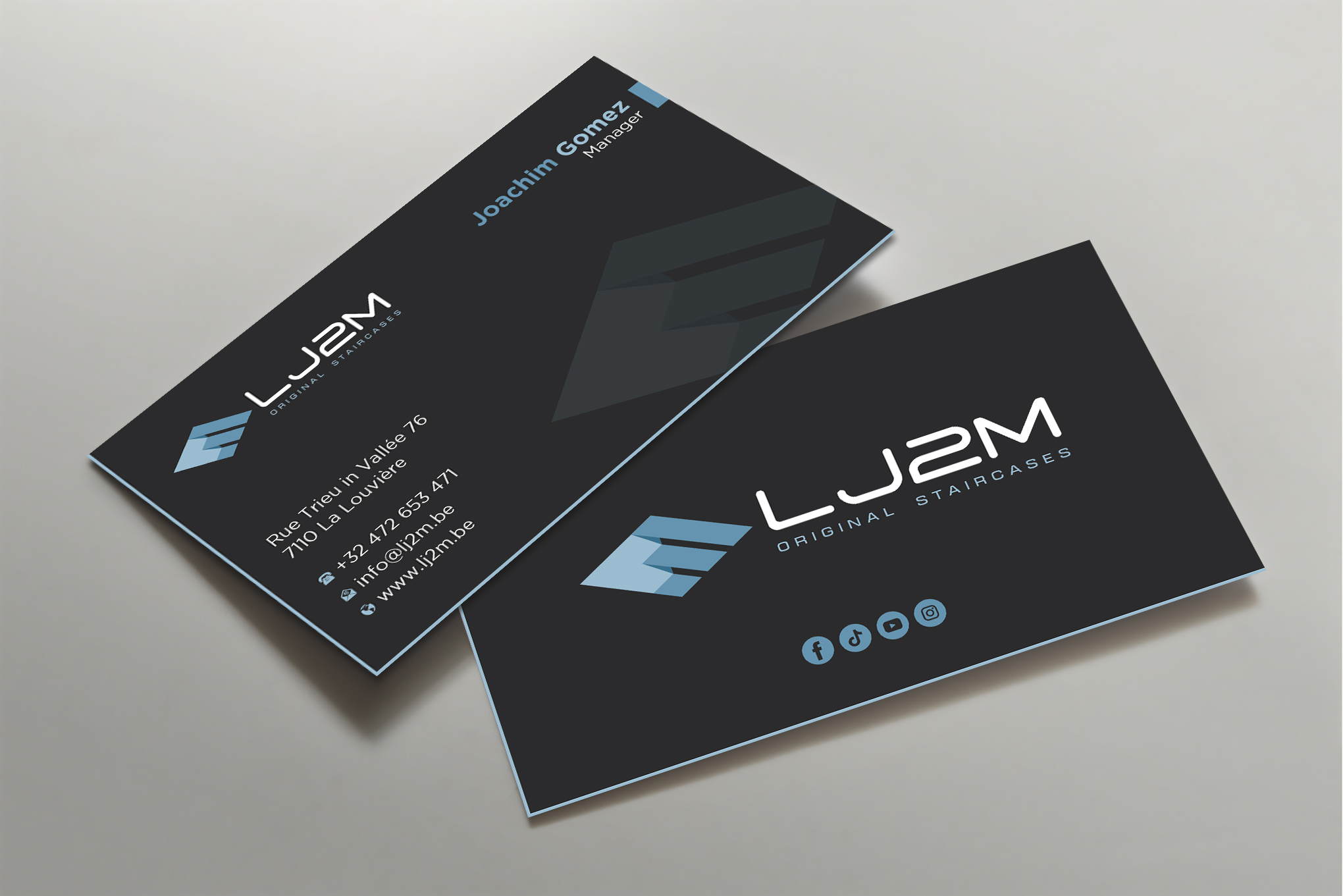 Visitenkarten-Design von Uttom 2 für LJ2M BETON | Design #32494436