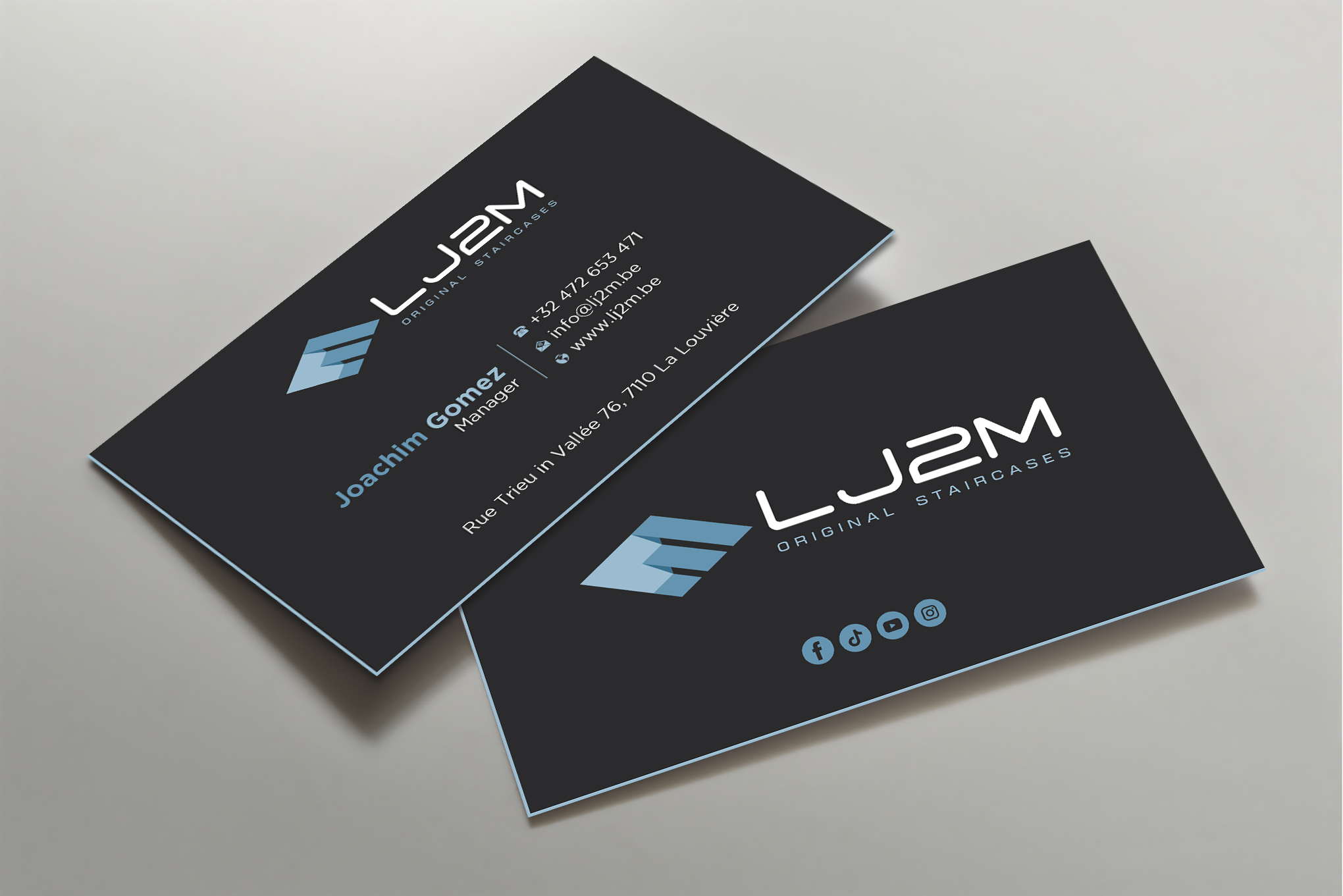 Visitenkarten-Design von Uttom 2 für LJ2M BETON | Design #32494437